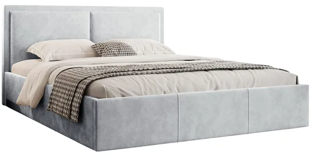 selsey-soave-ii-polsterbett-140x200-cm-mit-stauraum-und-metallrahmen-hellgrauer- image 1