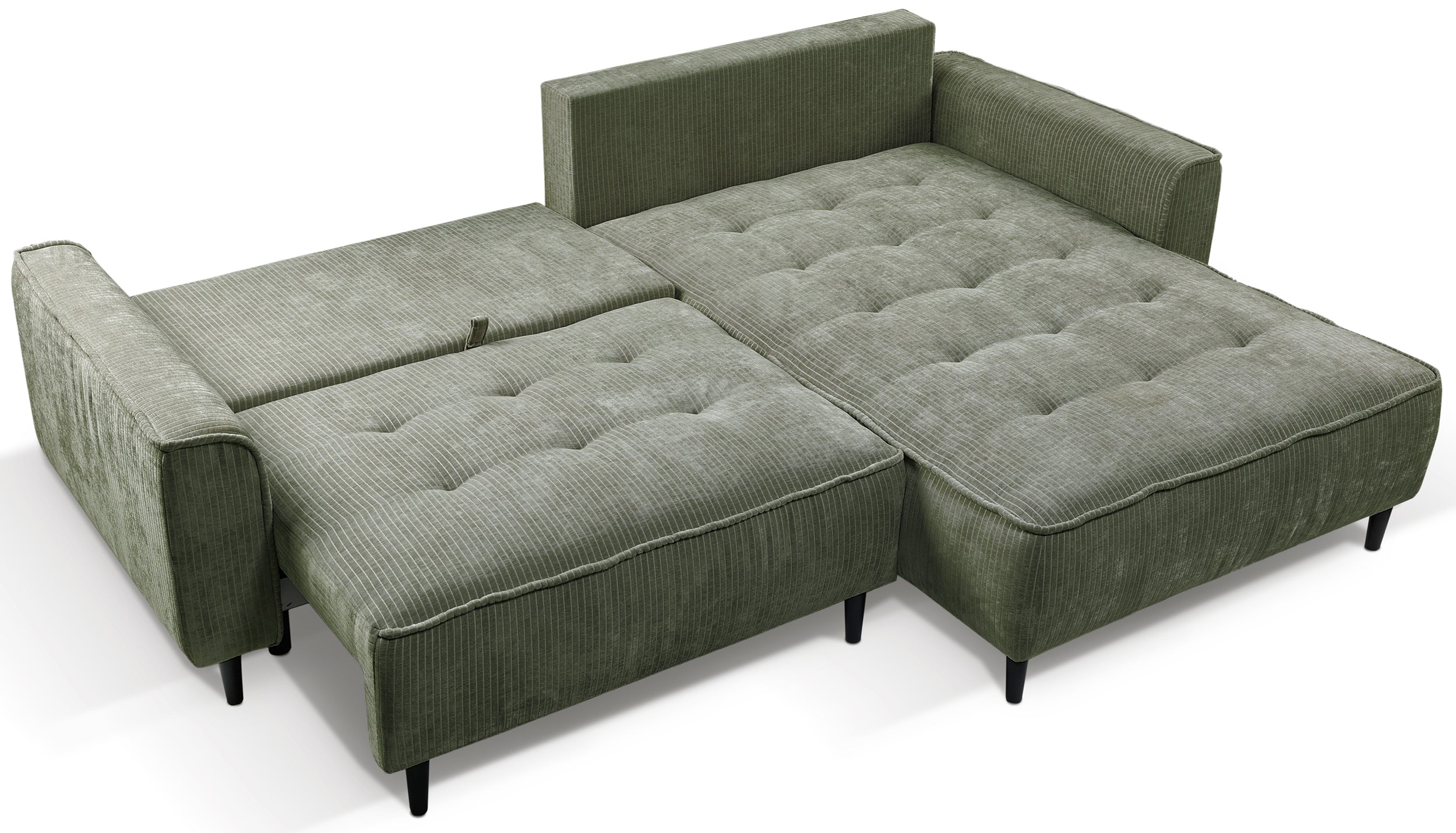 selsey-blues-ecksofa-mit-schlaffunktion-l-f-rmig-rechts-salbeigr-ner-cordstoff-m image 5