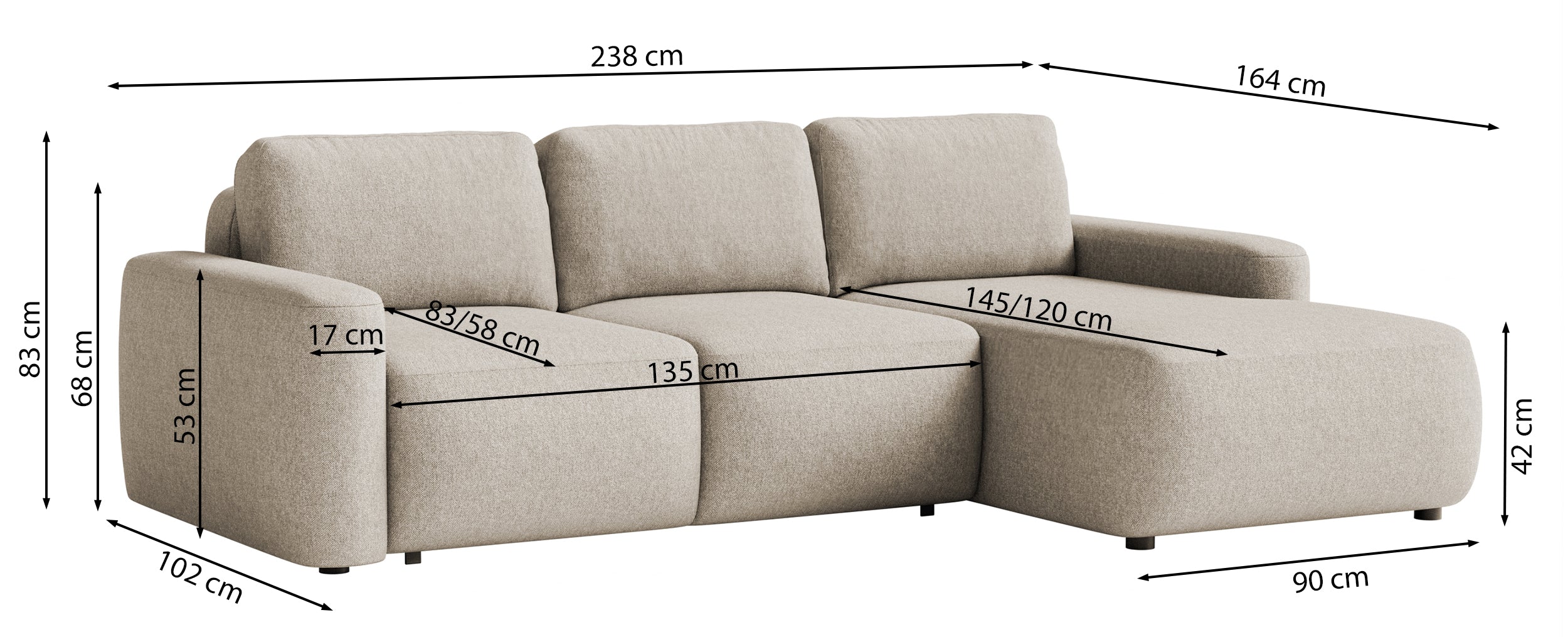 selsey-carnos-mini-ecksofa-l-f-rmig-rechts-mit-schlaffunktion-grau-beige-pflegel image 8