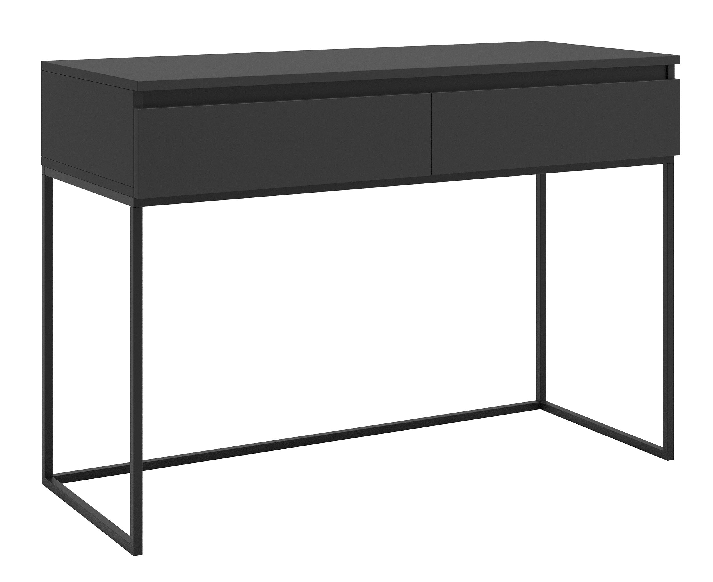 selsey-bemmi-schminktisch-mit-schubladen-schwarz-schwarze-beine image 1