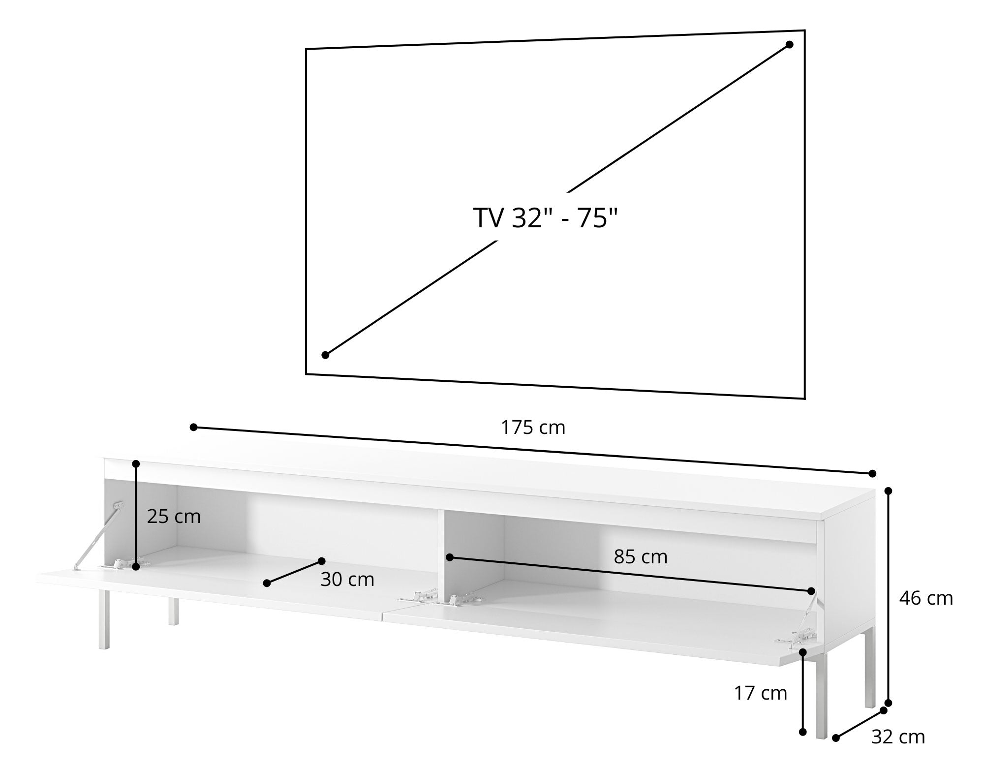 selsey-bemmi-tv-schrank-175-cm-wei-mit-schwarzen-beinen image 7