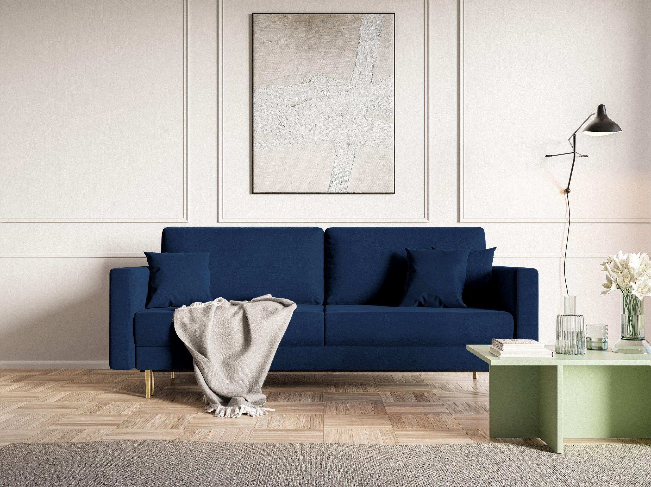 selsey-valico-dreisitziges-schlafsofa-samtblau-wasserabweisend image 3