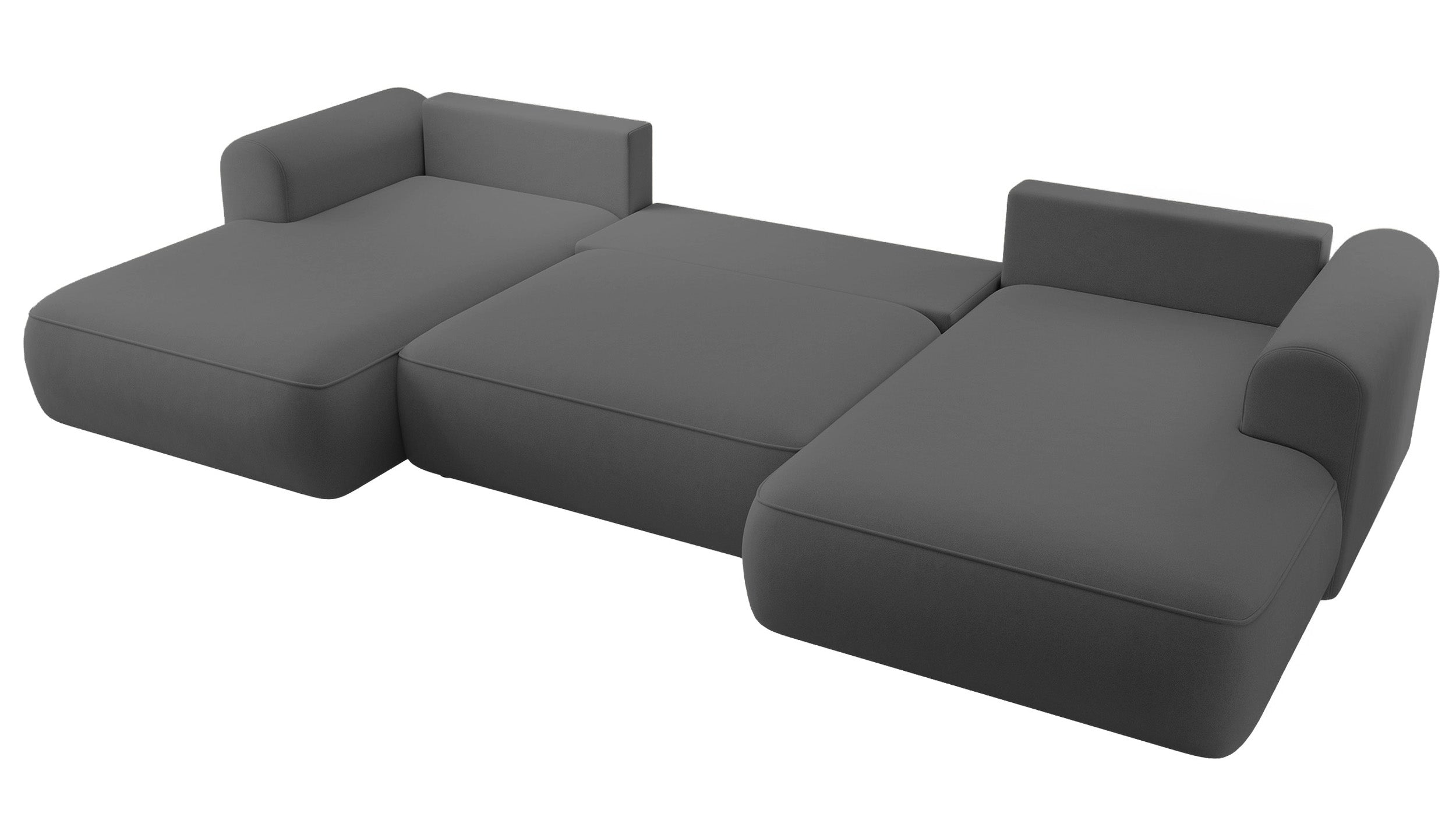 selsey-ovo-ecksofa-u-f-rmig-mit-schlaf-funktion-und-stauraum-dunkelgrauer-samt image 3