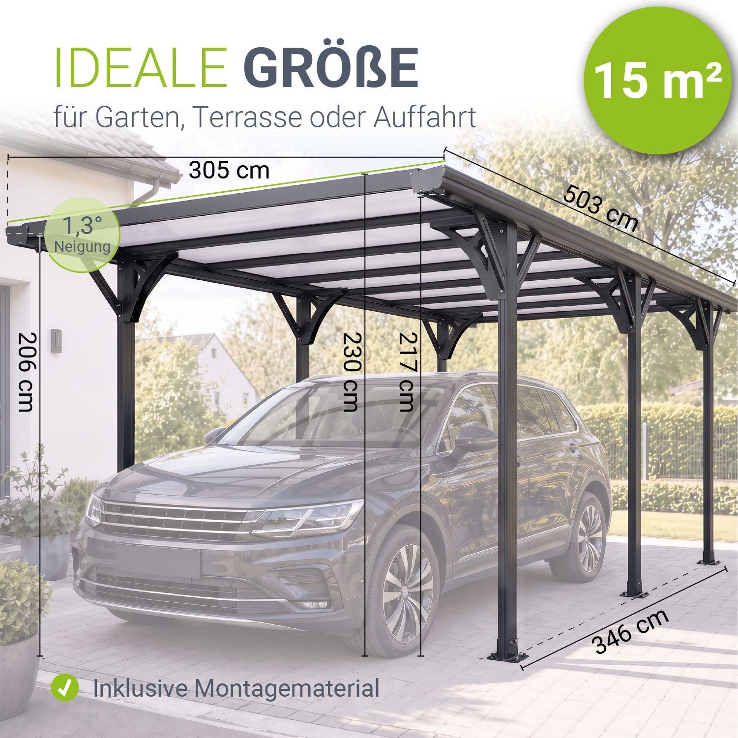 juskys-carport-5x3-m-mit-flachdach-alu-unterstand-diverse-modelle image 5