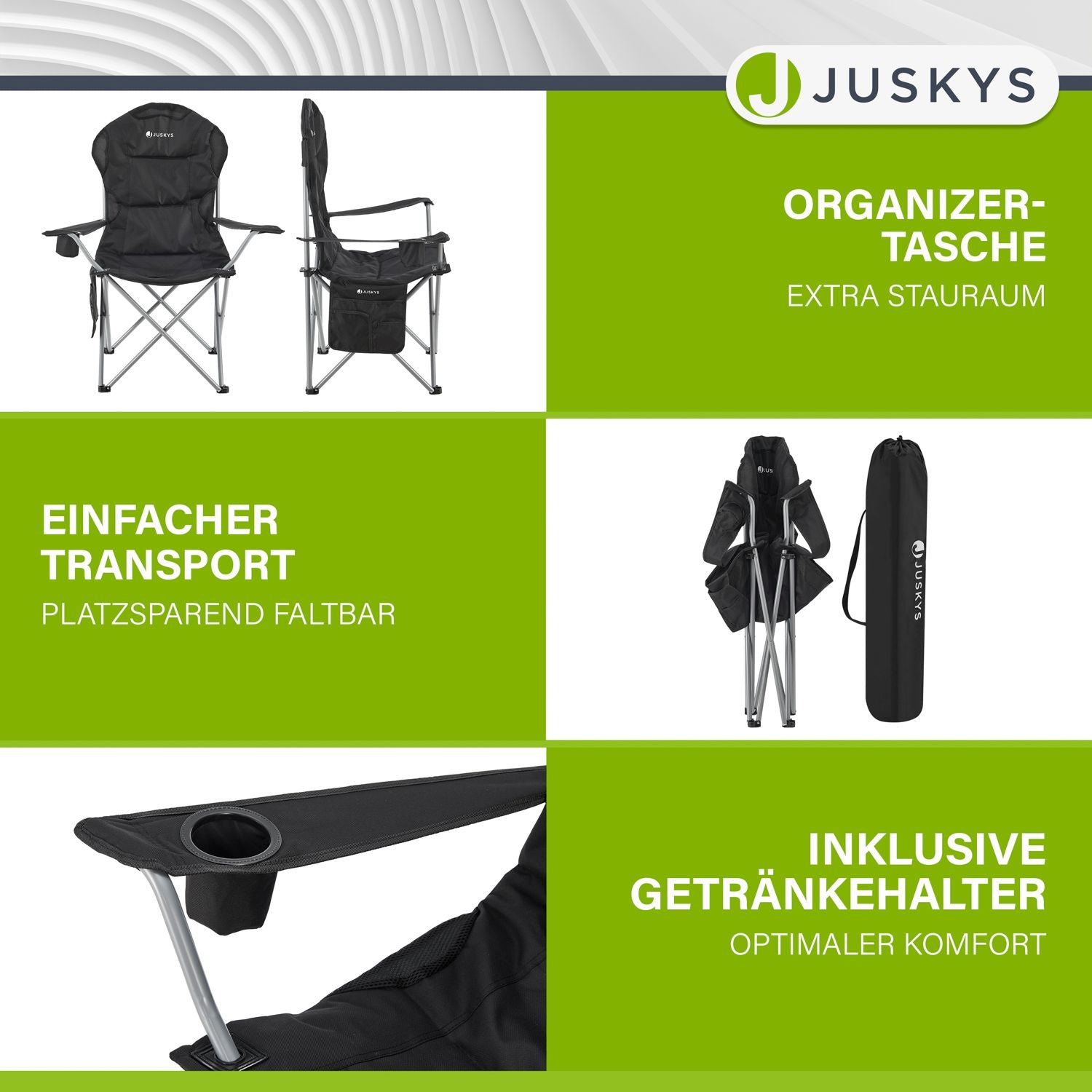 juskys-lido-campingstuhl-schwarz-faltstuhl-mit-getr-nkehalter-und-tasche image 4