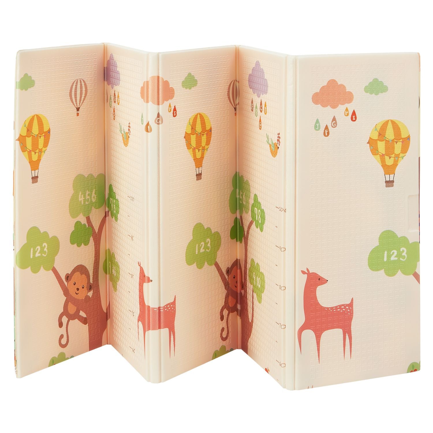 juskys-jakob-spielmatte-180-x-200-cm-b-ren-waldtiere-krabbelmatte-beidseitig image 1