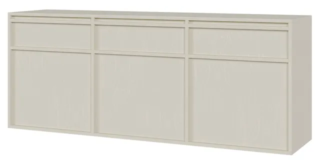 selsey-evo-h-ngende-dreit-rige-kommode-154-cm-sandbeige-mit-schubladen image 1