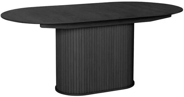 selsey-gativel-ausziehbarer-tisch-180-230x95-cm-lamellen-eiche-schwarz image 1