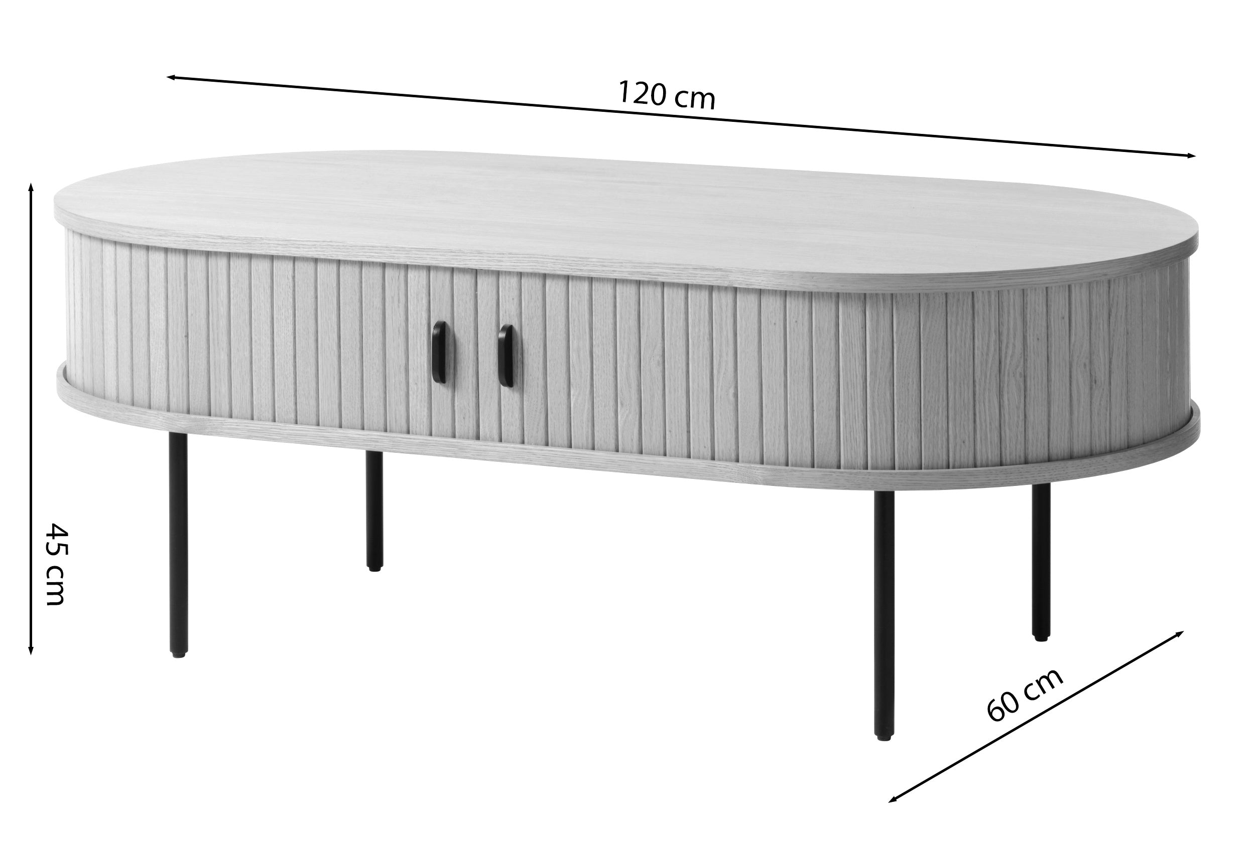 selsey-gativel-holz-couchtisch-120x60-cm-lamellen-eiche-schwarz image 2