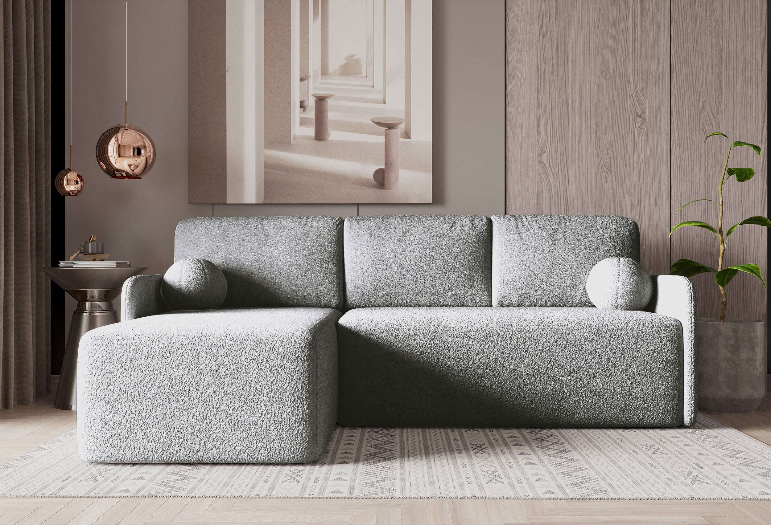 selsey-bloom-ecksofa-mit-schlaffunktion-l-form-mit-stauraum-grauer-boucl image 2