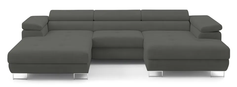 selsey-nollia-ecksofa-u-form-rechts-mit-schlaffunktion-dunkelgrau-boucl image 1