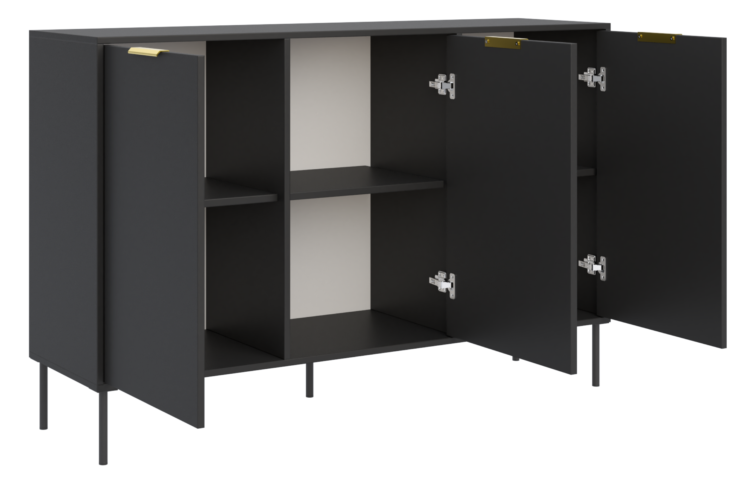 selsey-vena-dreht-renschrank-kommode-150-cm-schwarz-3-t-rig image 3