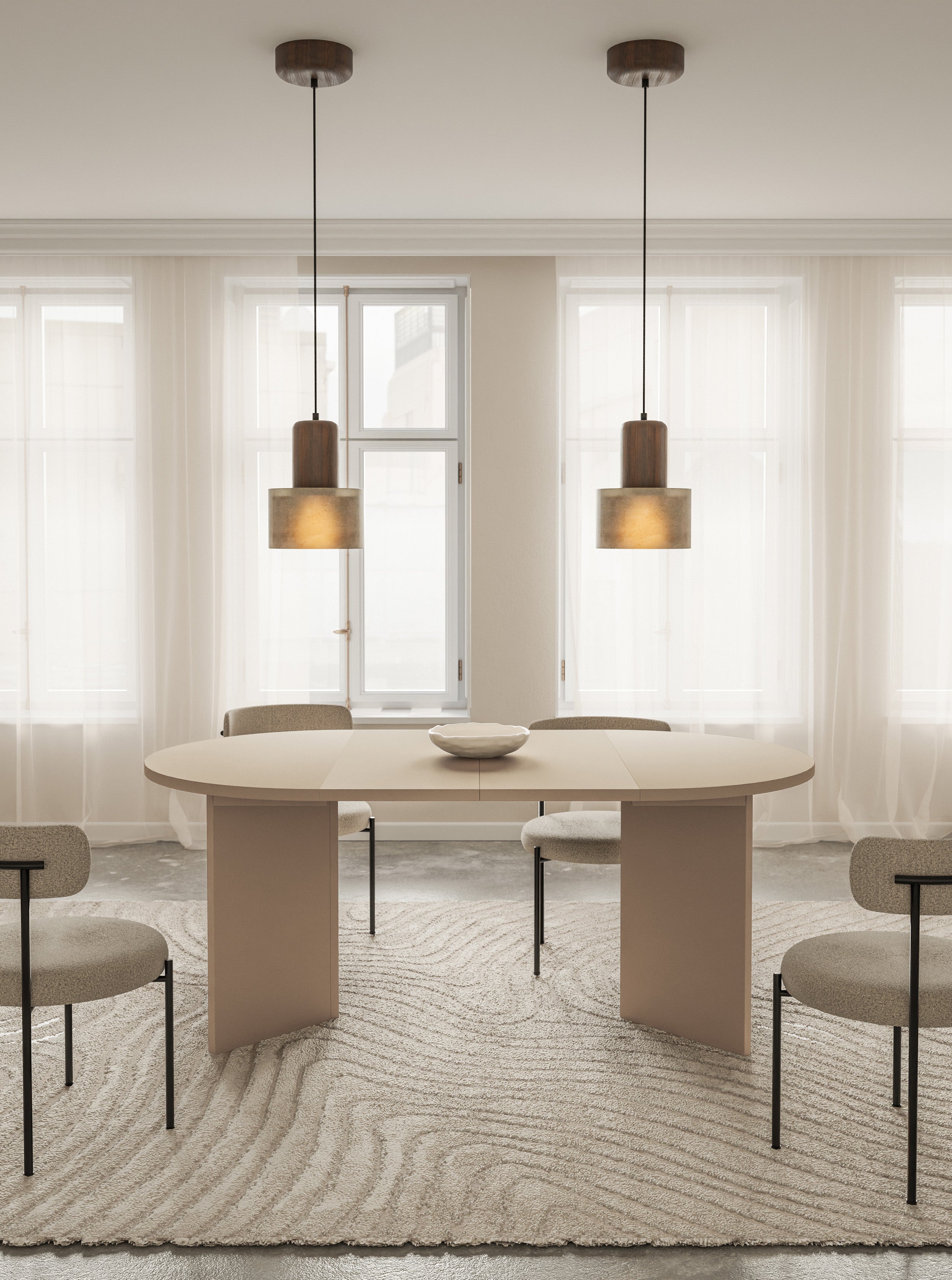 selsey-ovo-ausziehbarer-esstisch-rund-110-190x110-cm-cappuccino image 6
