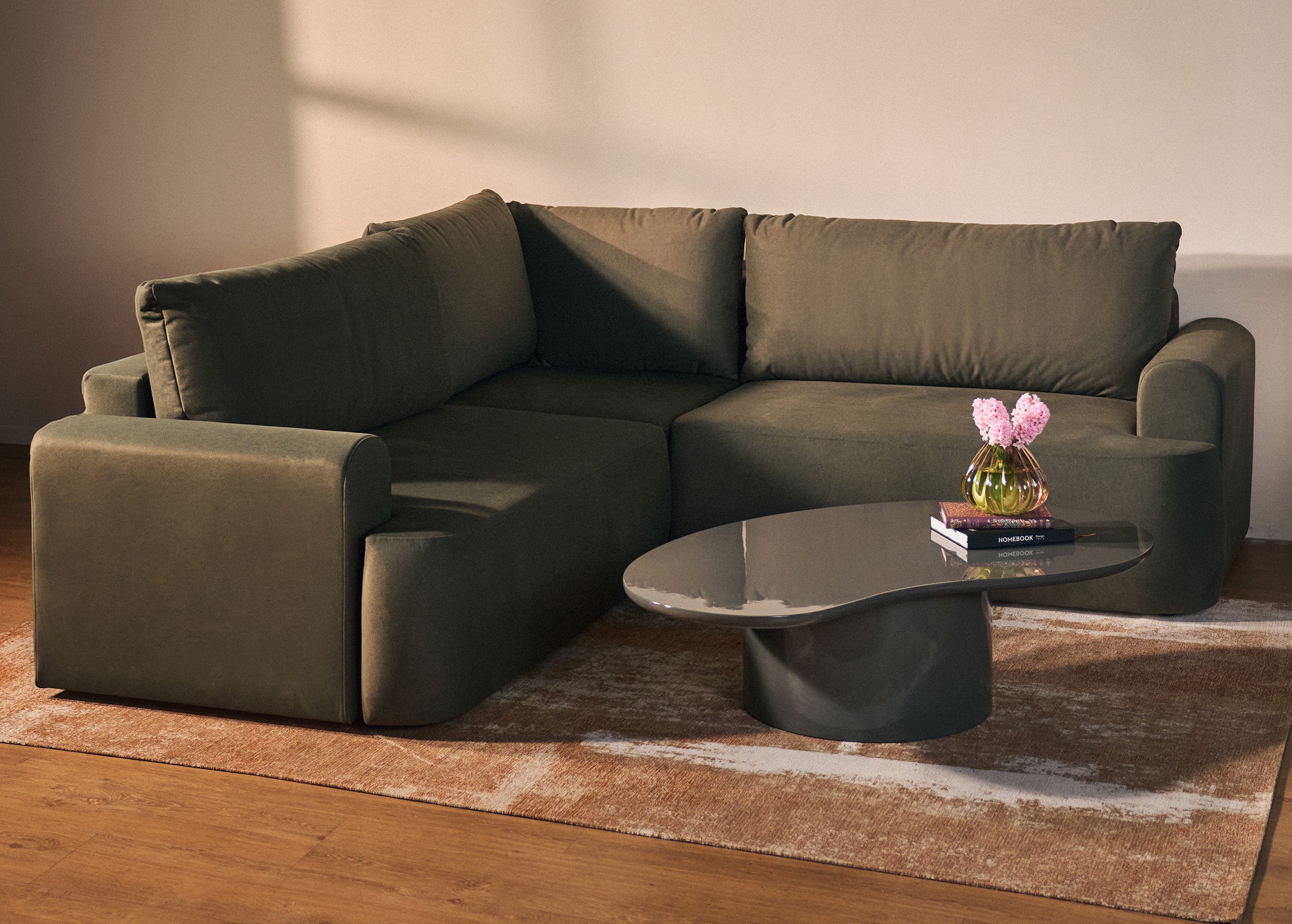 selsey-ovo-ecksofa-l-form-mit-schlaffunktion-olivgr-n-samt-universell image 7