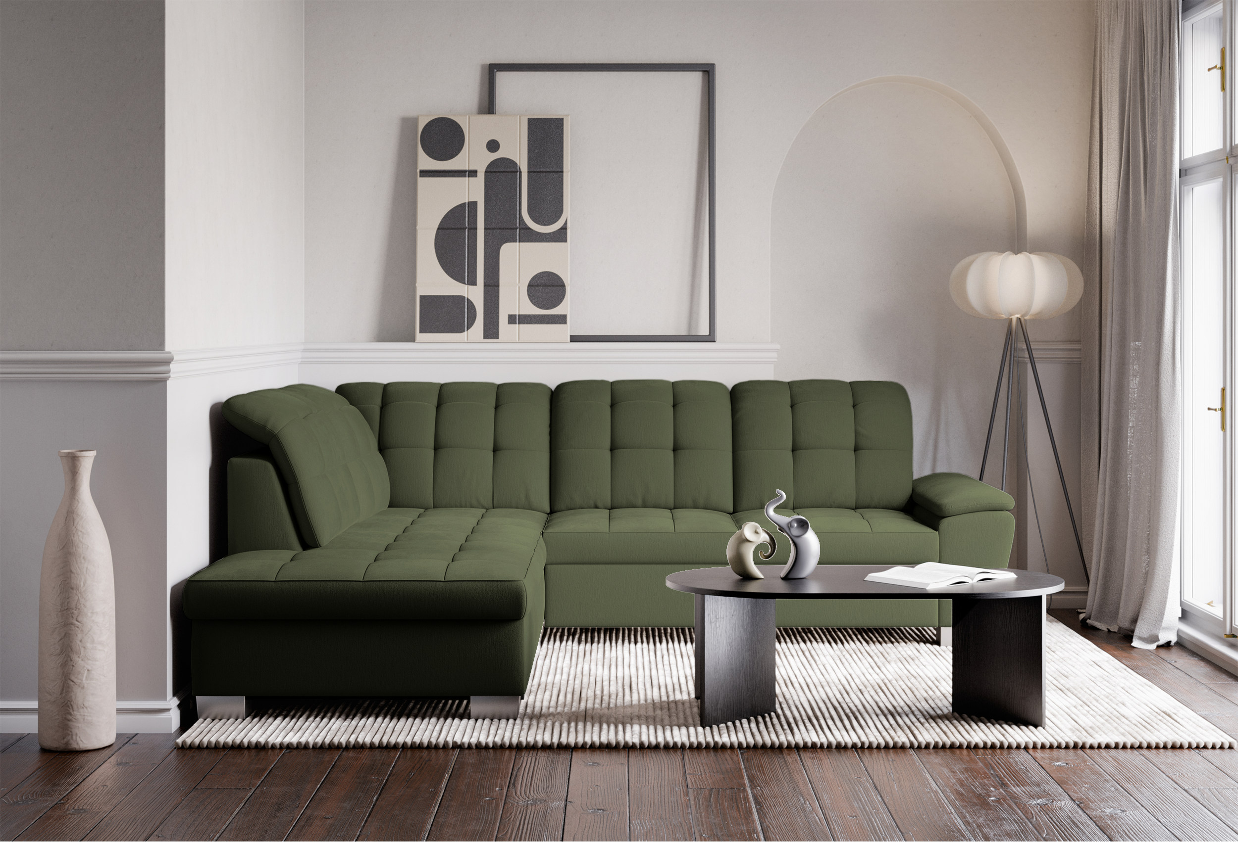 selsey-jamaal-ecksofa-mit-schlaffunktion-linksseitig-l-f-rmig-mit-stauraum-khaki image 2