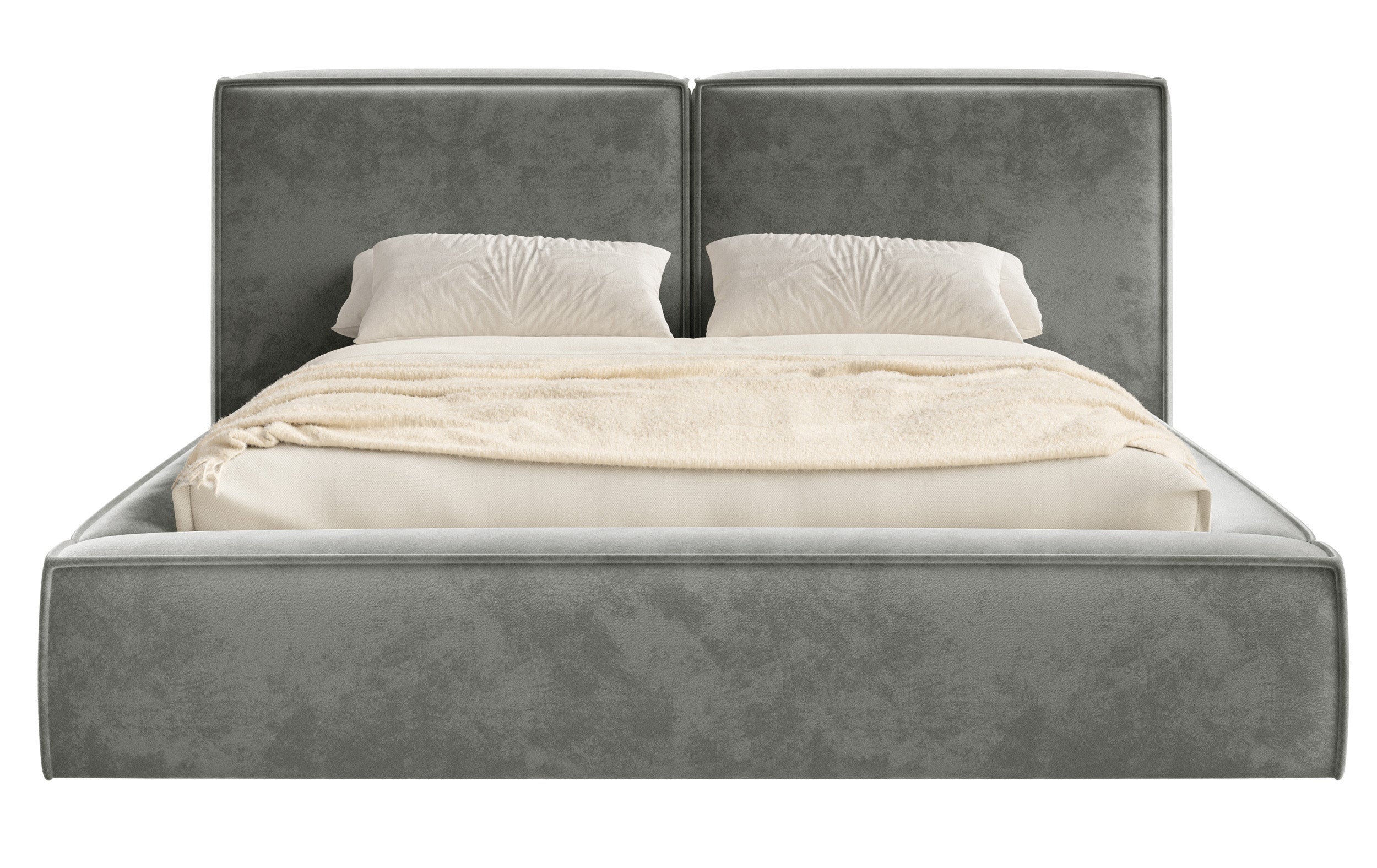selsey-polsterbett-tilves-200x200-cm-mit-stauraum-metallrahmen-grauer-samt image 5