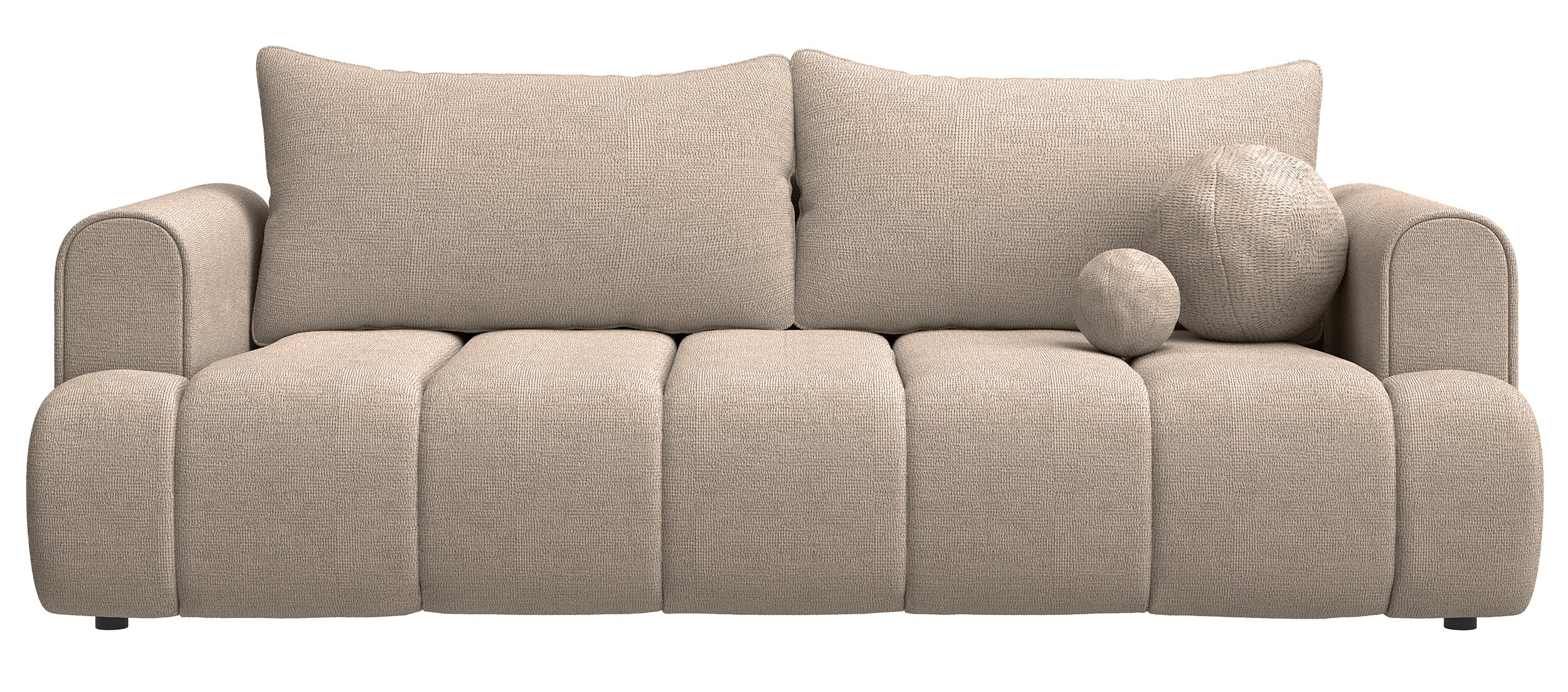 selsey-dandelino-dreisitziges-sofa-mit-schlaffunktion-chenille-beige-hydrophob image 1