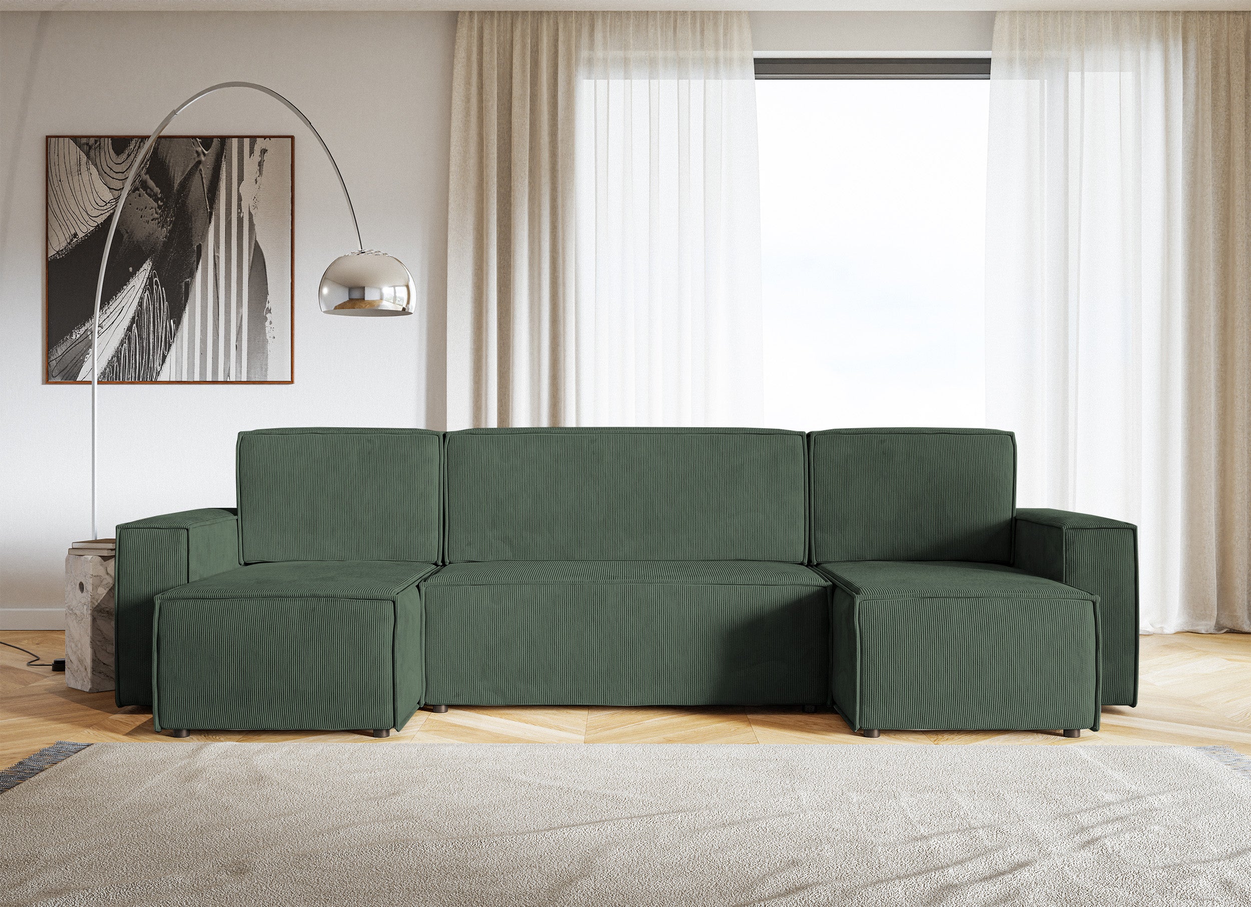 selsey-copertino-ecksofa-u-f-rmig-mit-schlaffunktion-und-stauraum-gr-n-cord image 2