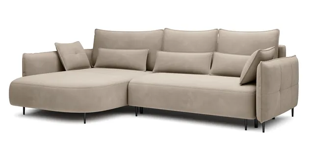 selsey-oblivio-ecksofa-mit-schlaffunktion-l-form-links-hellbeige-samt-wasserabwe image 1