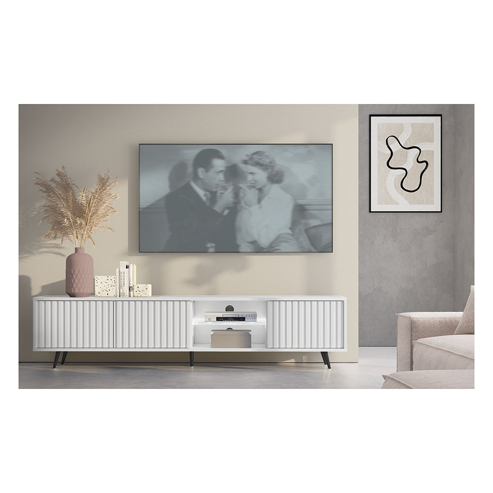 selsey-bello-tv-schrank-175-cm-wei-mit-lamellenfronten-und-led-schwarze-beine image 7