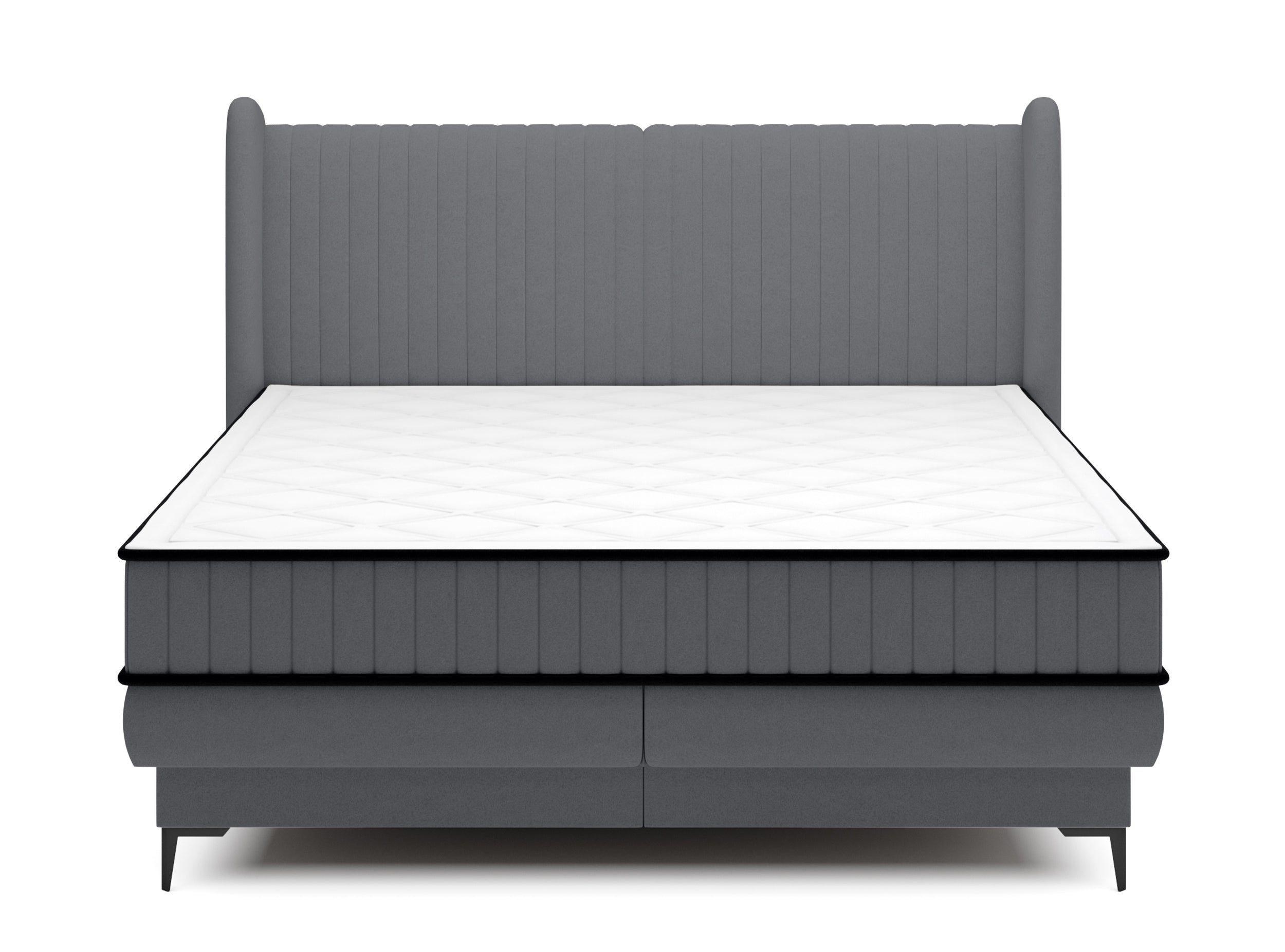 selsey-daliano-kontinentalbett-180x200-cm-mit-stauraum-dunkelgrauer-samt image 1