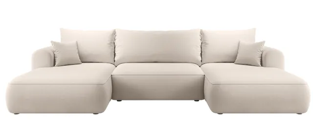 selsey-ovo-ecksofa-u-f-rmig-mit-schlaffunktion-und-stauraum-in-hellbeige-samt image 1