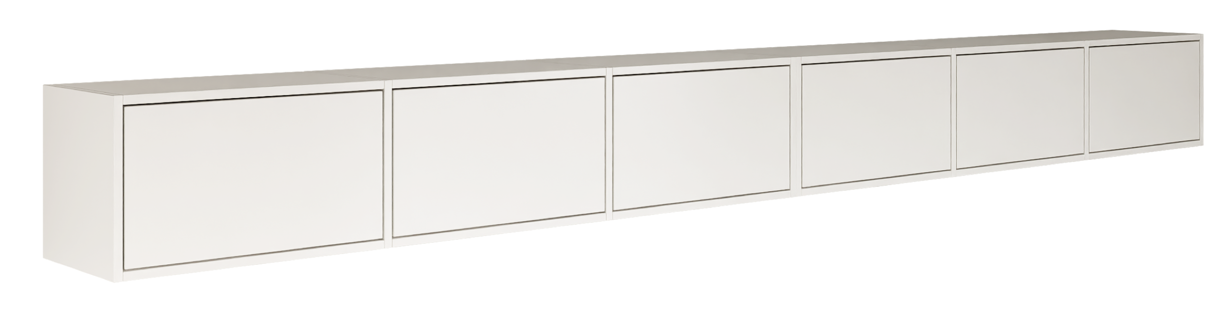 selsey-framme-h-ngender-tv-schrank-300-cm-mit-6-klappen-wei image 1
