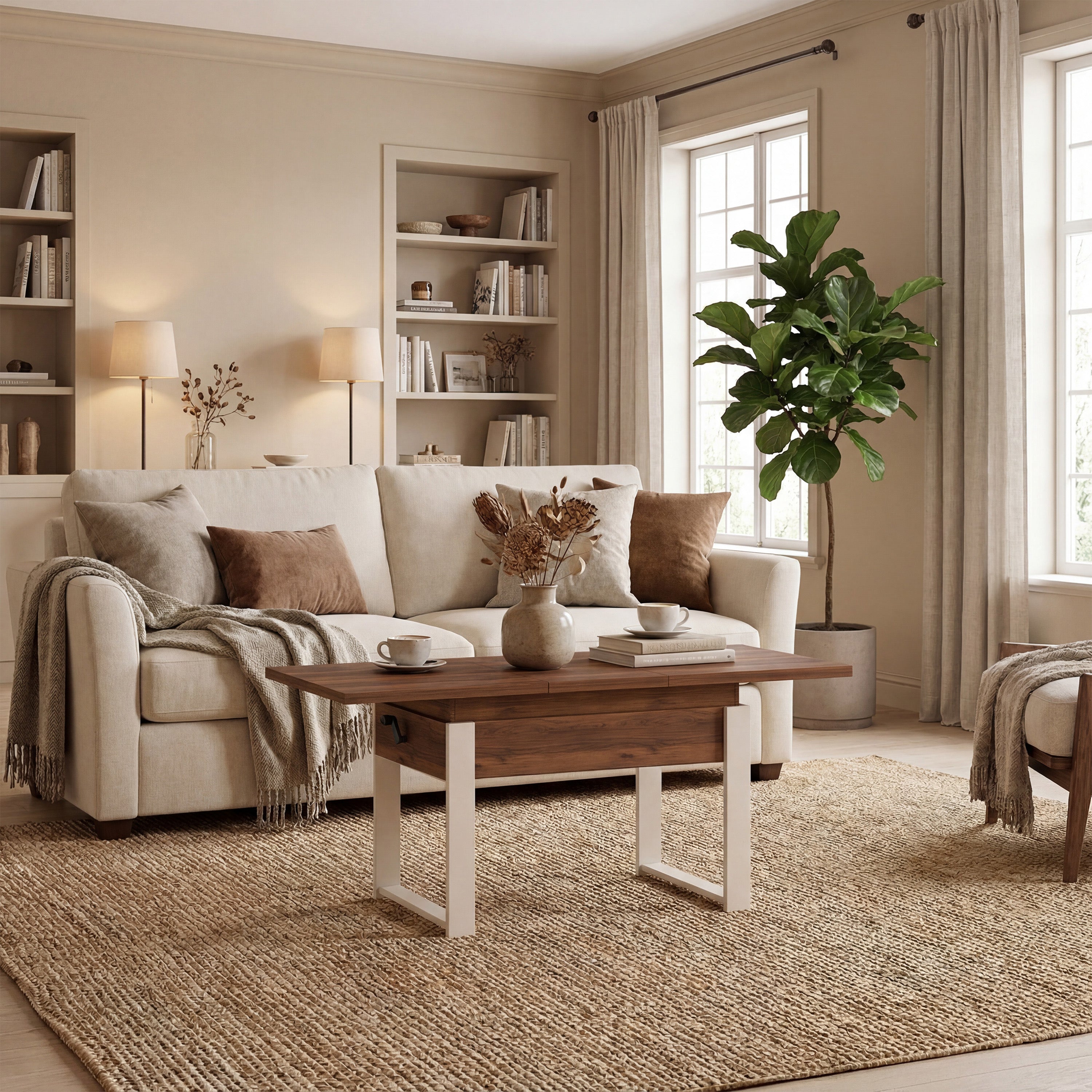 selsey-hugo-ausziehbarer-couchtisch-120-157-x67-cm-warmia-nussbaum-kaschmir image 4