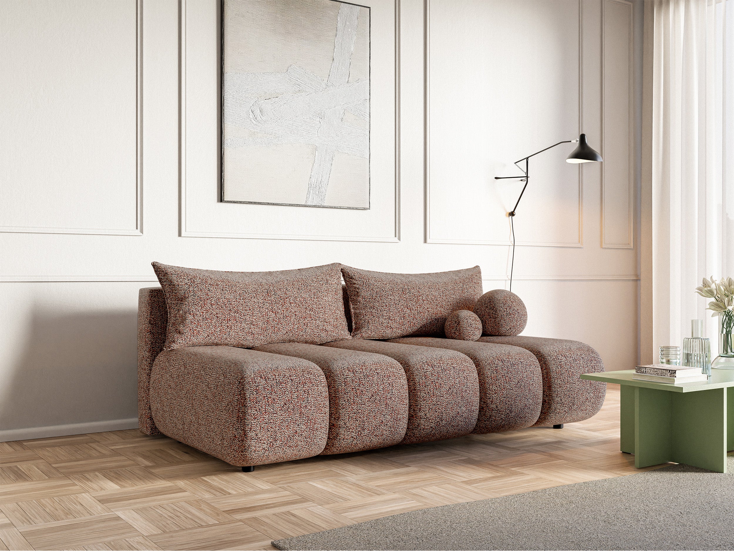 selsey-dandelino-mini-dreisitziges-sofa-mit-schlaffunktion-ziegelrotes-geflecht image 3