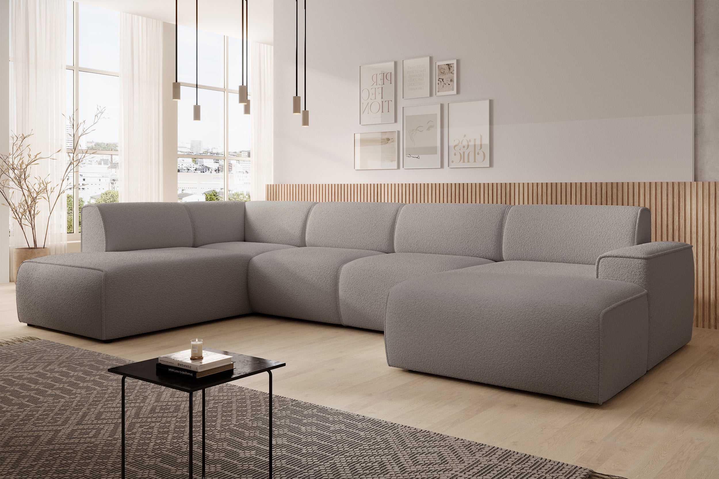 selsey-bouvi-ecksofa-u-f-rmig-linksseitig-grau-brauner-boucl image 3