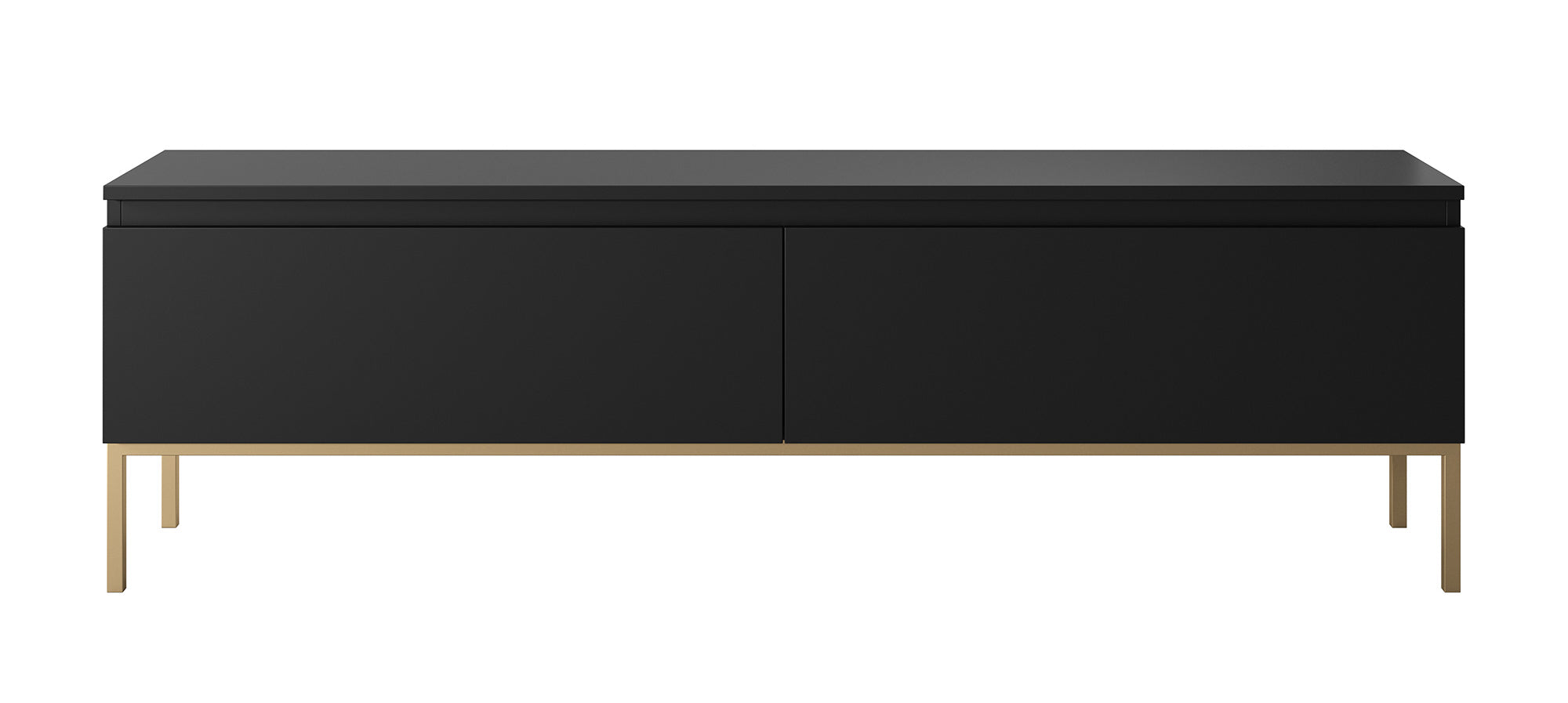 selsey-bemmi-tv-schrank-150-cm-schwarz-mit-goldenen-beinen image 6