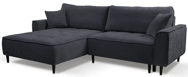 selsey-blues-ecksofa-mit-schlaffunktion-l-f-rmig-linksseitig-grafit-cord-mit-sta image 1