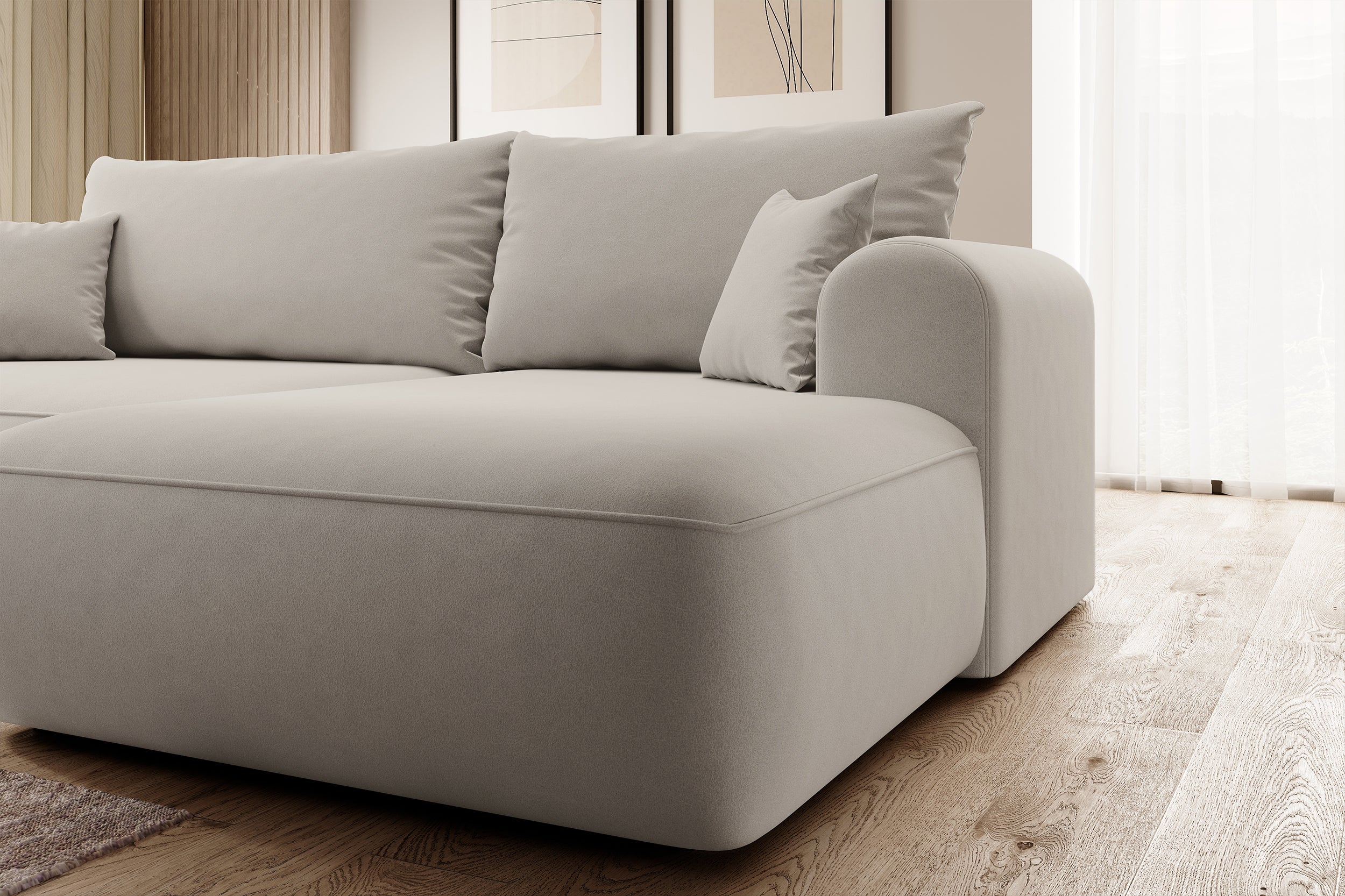 selsey-ovo-ecksofa-mit-schlaffunktion-l-f-rmig-rechts-mit-stauraum-hellbeiger-sa image 5