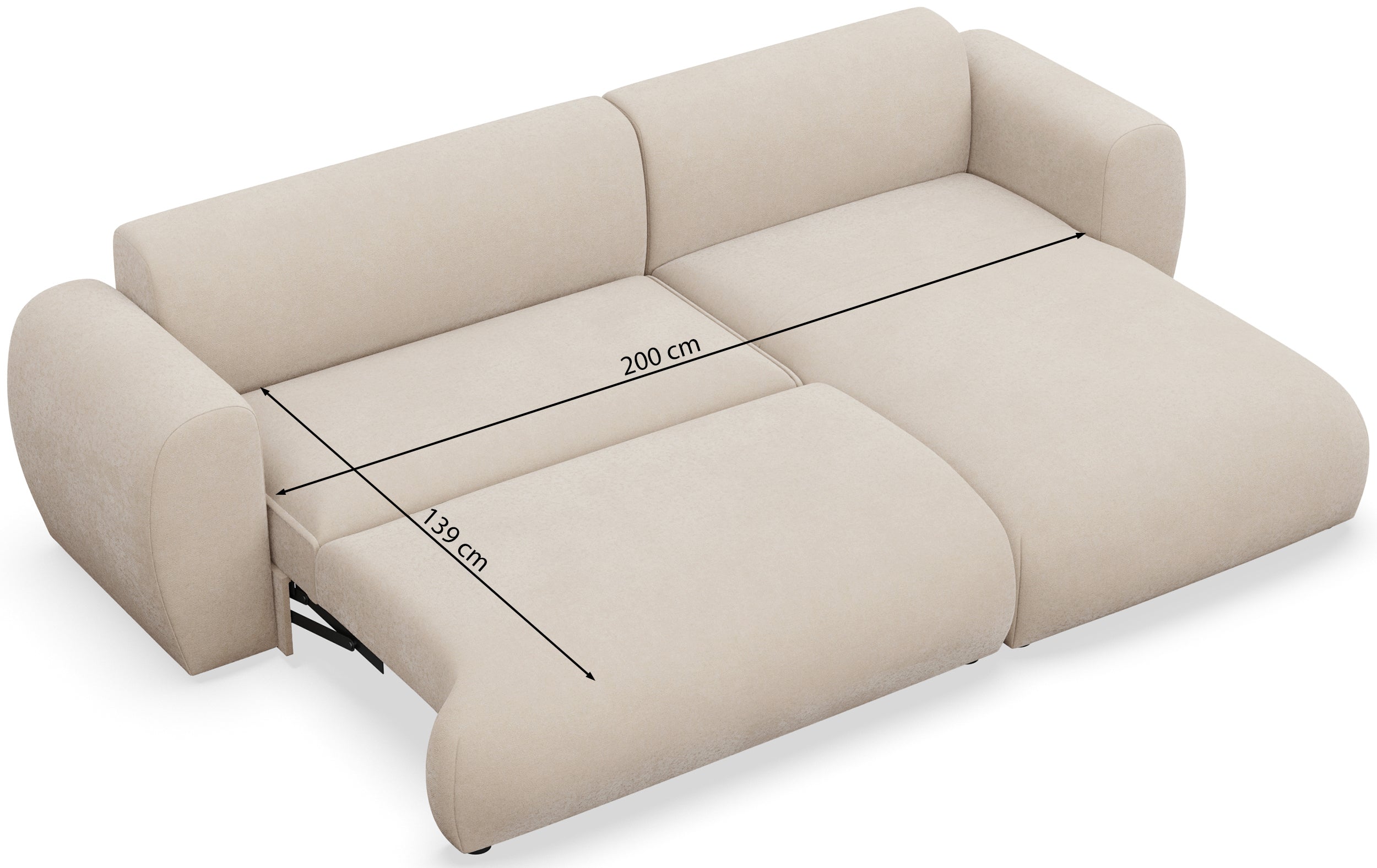 selsey-emia-ecksofa-l-links-mit-schlaffunktion-creme-chenille image 7