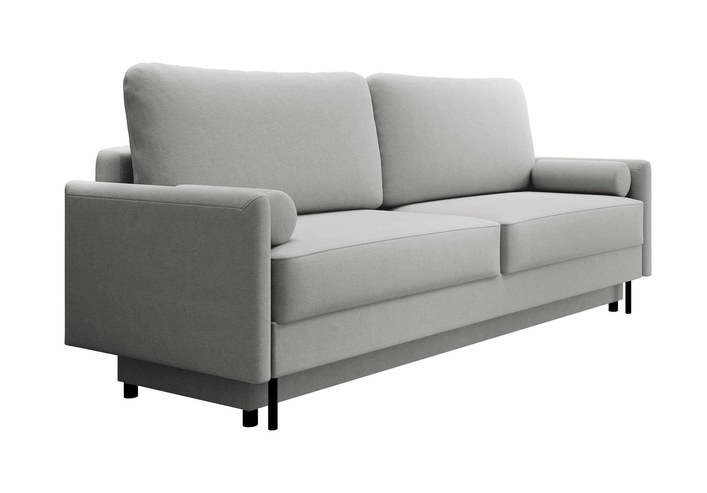 selsey-tomonde-dreisitziges-schlafsofa-mit-stauraum-hellgrauer-samtvelours image 4
