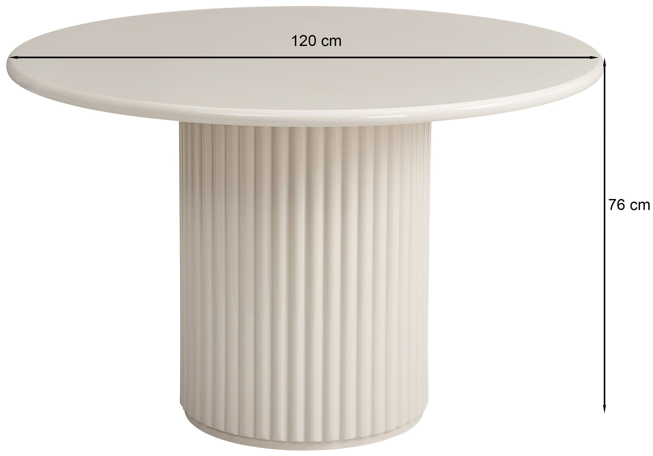 selsey-prinise-runder-esstisch-120-cm-taupe-hochglanz image 8