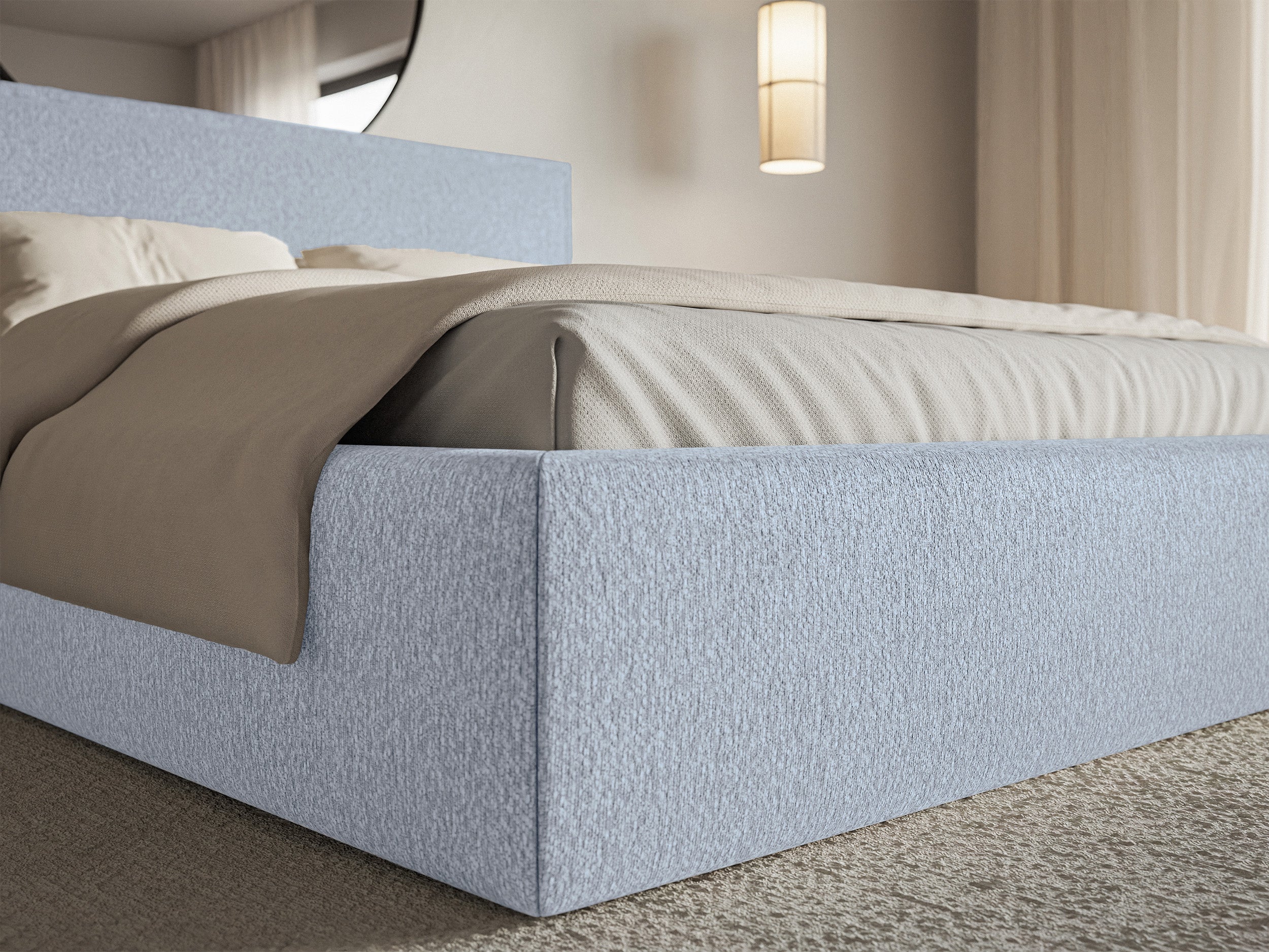 selsey-softie-polsterbett-160x200-cm-mit-stauraum-hellblau-chenille-metallrahmen image 5