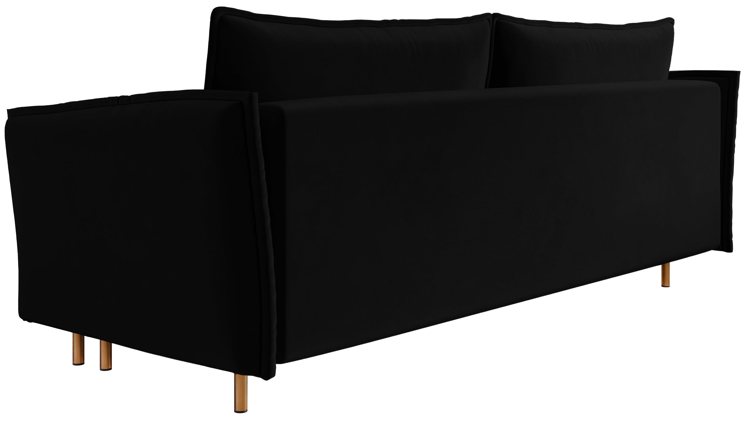 selsey-drei-sitzer-schlafsofa-ummo-mit-stauraum-schwarzer-hydrophober-samt-golde image 6