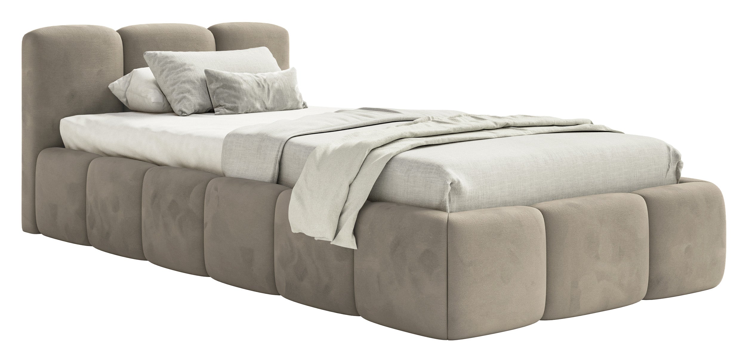 selsey-cloudy-low-polsterbett-90x200-cm-grau-beige-velours-wasserabweisend image 1