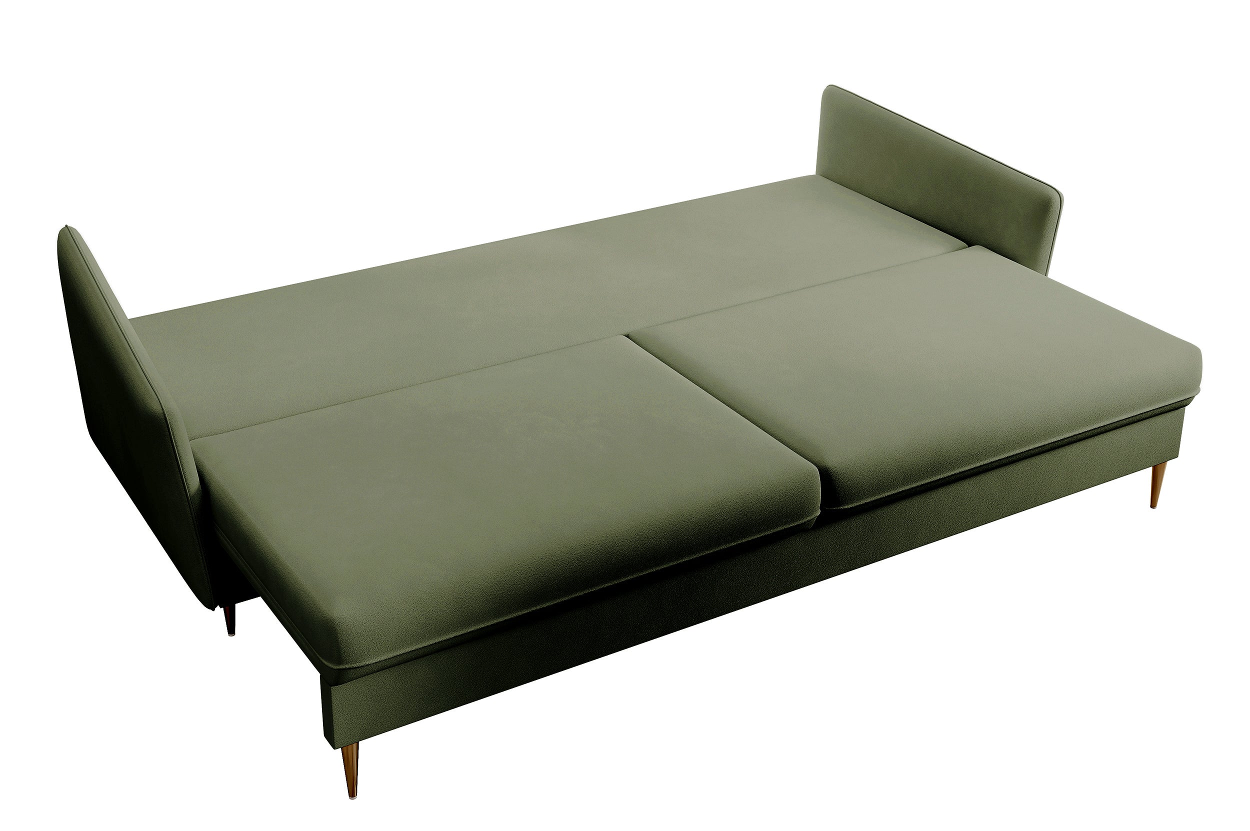 selsey-volio-3-sitzer-schlafsofa-salbeigr-n-samt-wasserabweisend-goldene-beine image 6