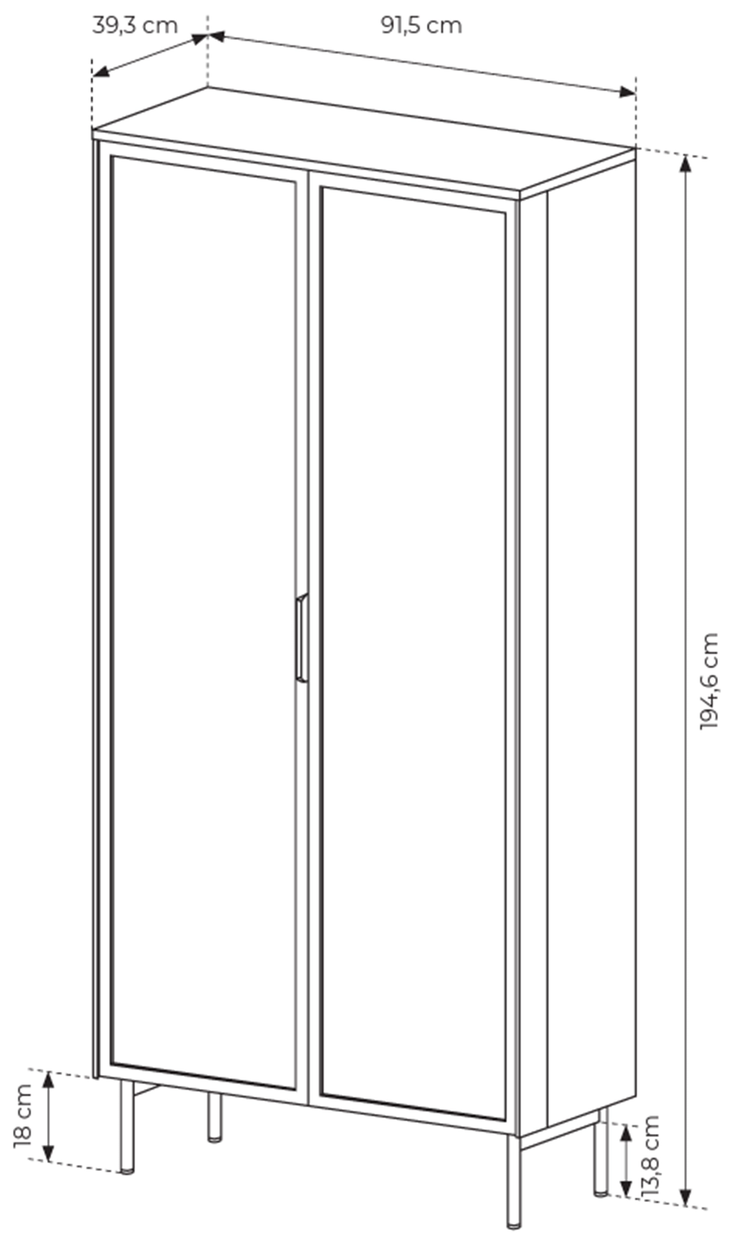 selsey-lumi-vitrine-zweifl-gelig-mit-2-schubladen-und-led-91-cm-kaschmir image 8