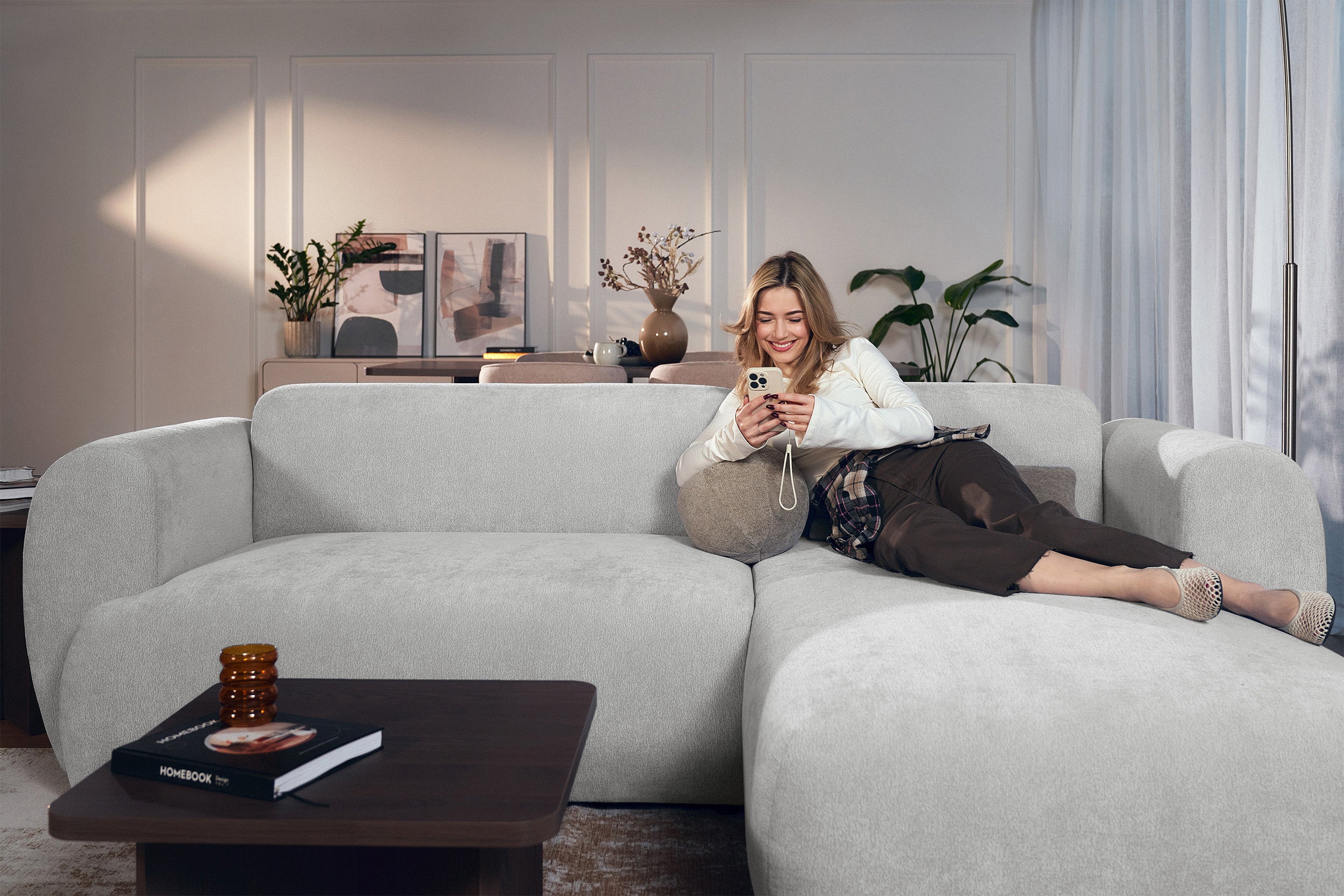selsey-emia-ecksofa-l-form-rechts-mit-schlaffunktion-hellgrau-chenille image 3
