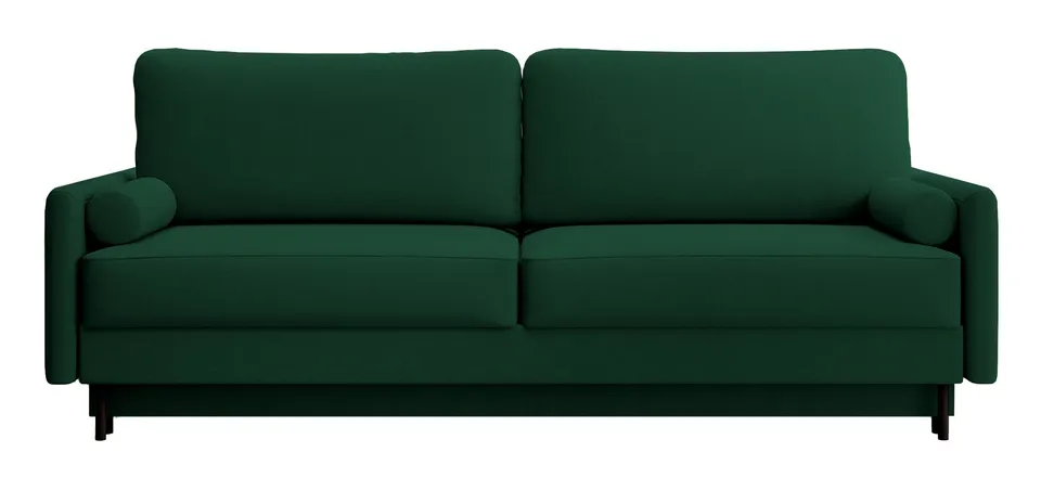 selsey-tomonde-dreisitziges-schlafsofa-mit-stauraum-flaschengr-n-velours image 1