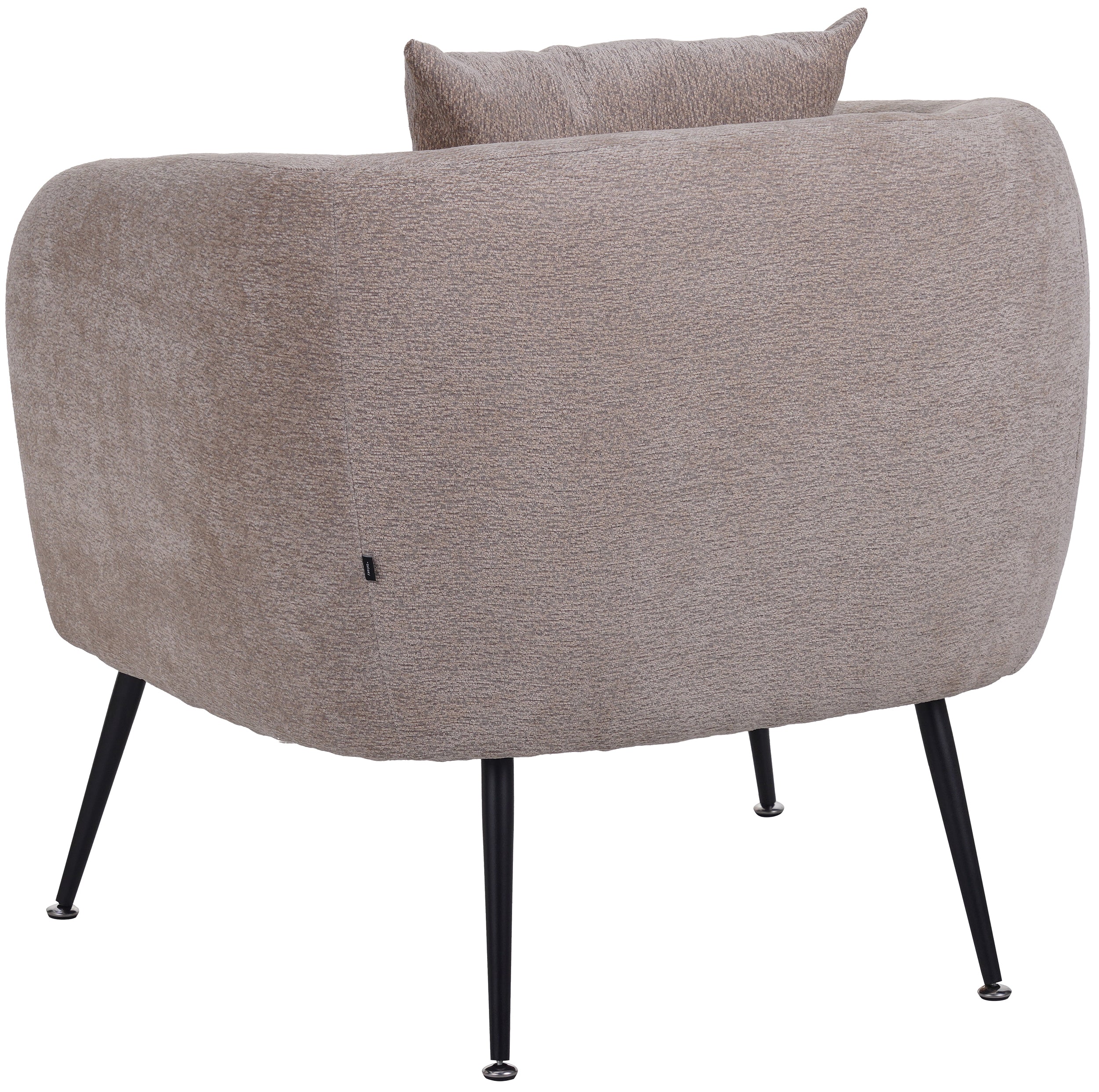selsey-inglede-relaxsessel-dunkelbeige-chenille-auf-schwarzen-beinen image 4