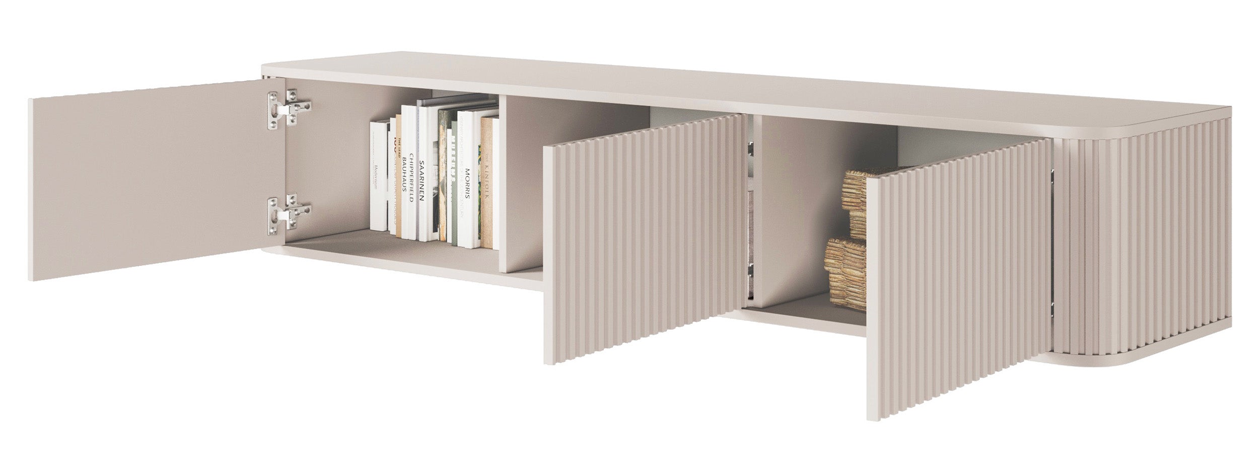 selsey-ovarlo-h-ngender-tv-schrank-163-cm-dreit-rig-mit-rillen-sandbeige image 6