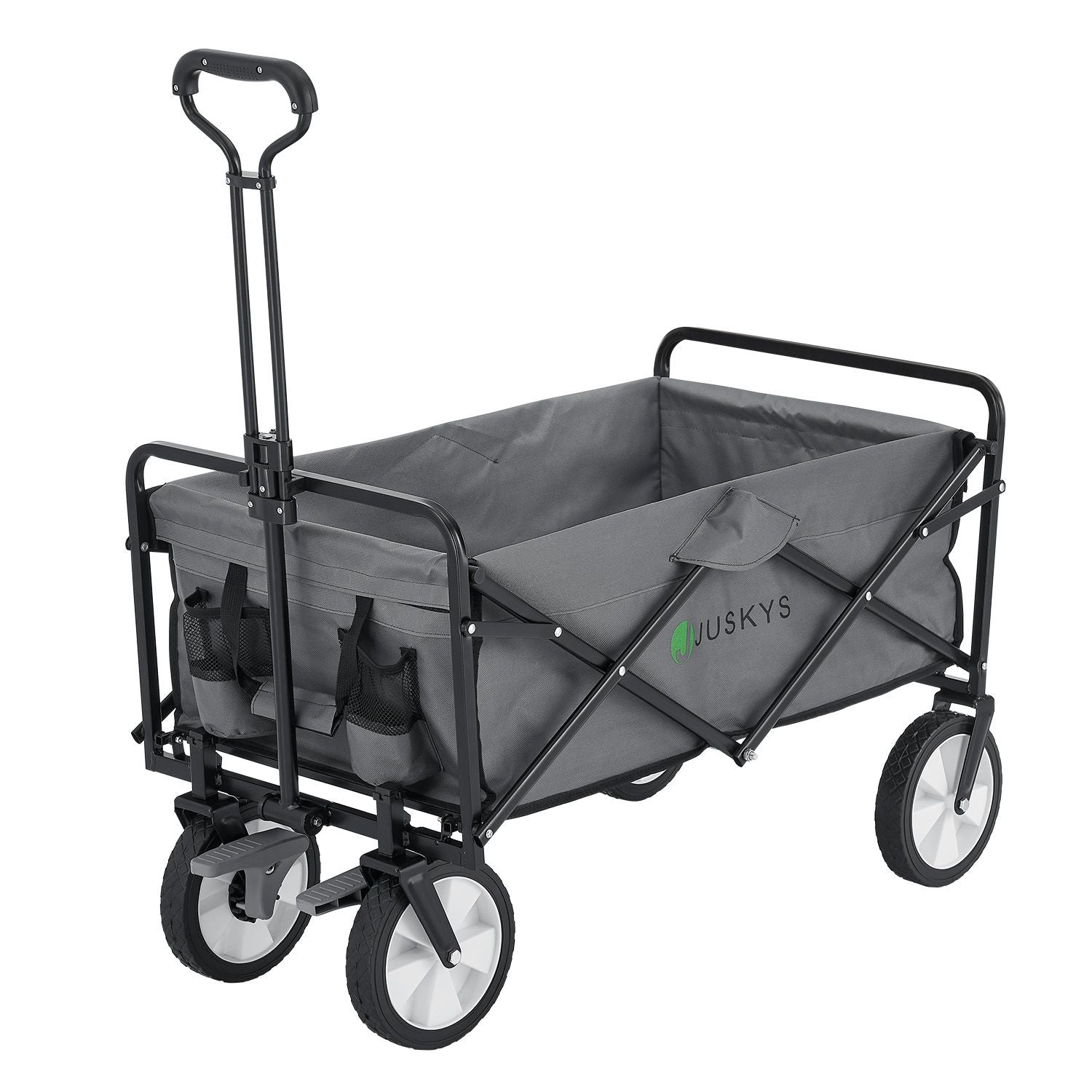 juskys-faltbarer-bollerwagen-handwagen-bis-100-kg-diverse-farben image 1