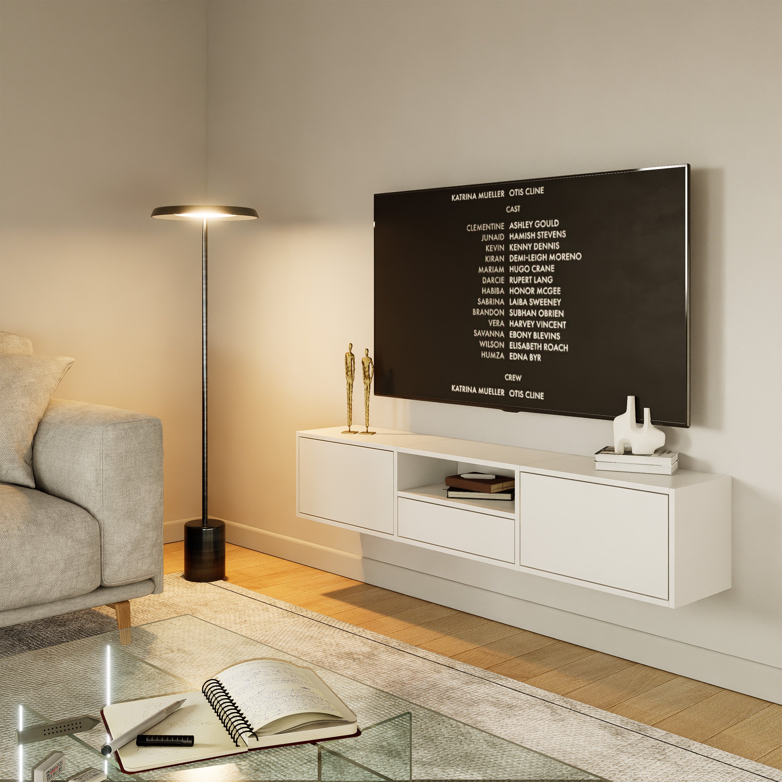 selsey-framme-h-ngender-tv-schrank-150-cm-wei-3-klappen image 2