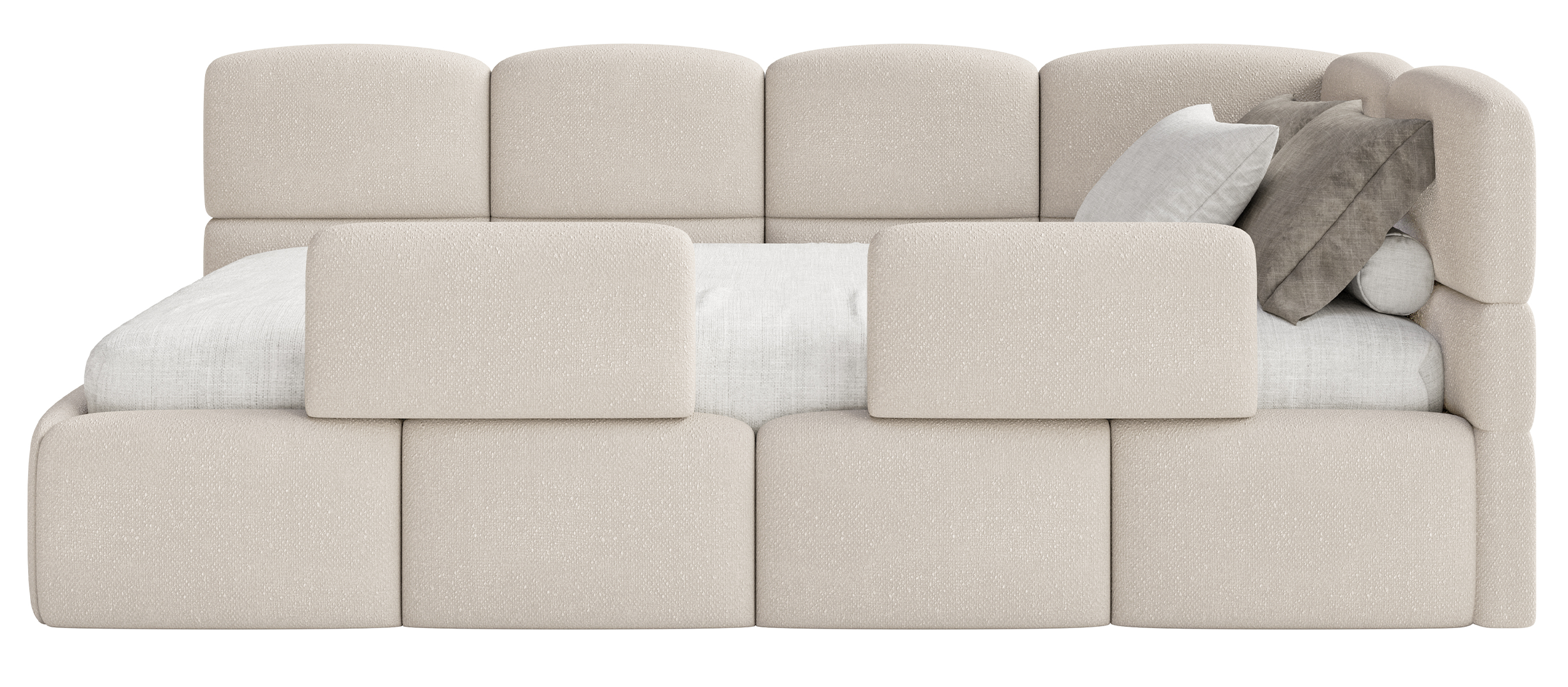 selsey-cloudy-jugendbett-90x200-cm-rechts-creme-chenille-mit-matratze-und-staura image 7