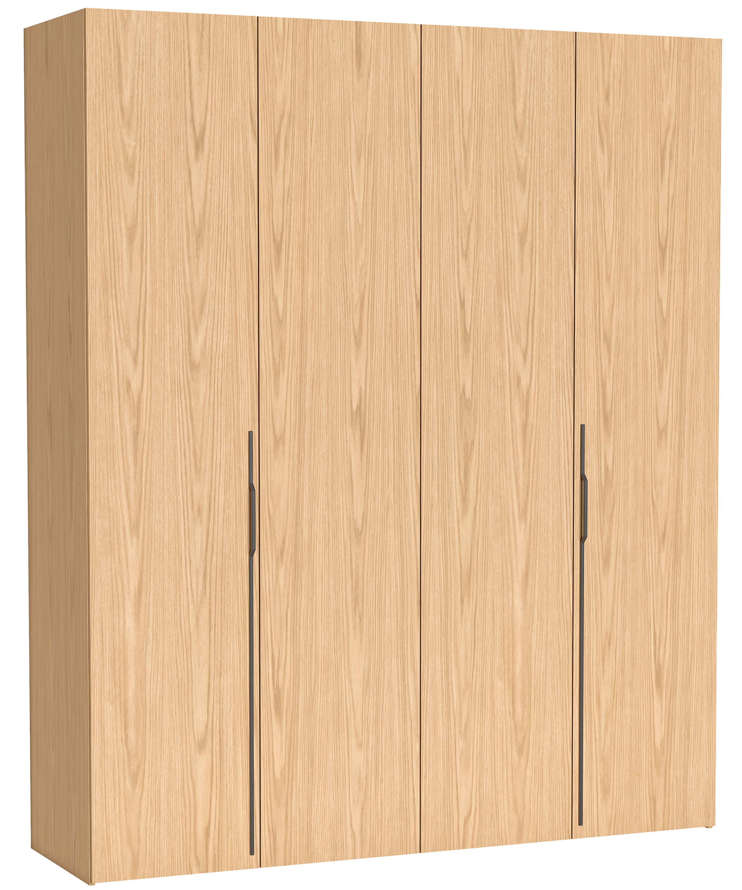 selsey-bari-zweit-rige-garderobe-200-cm-mit-drei-schubladen-eiche-bookmatch image 1