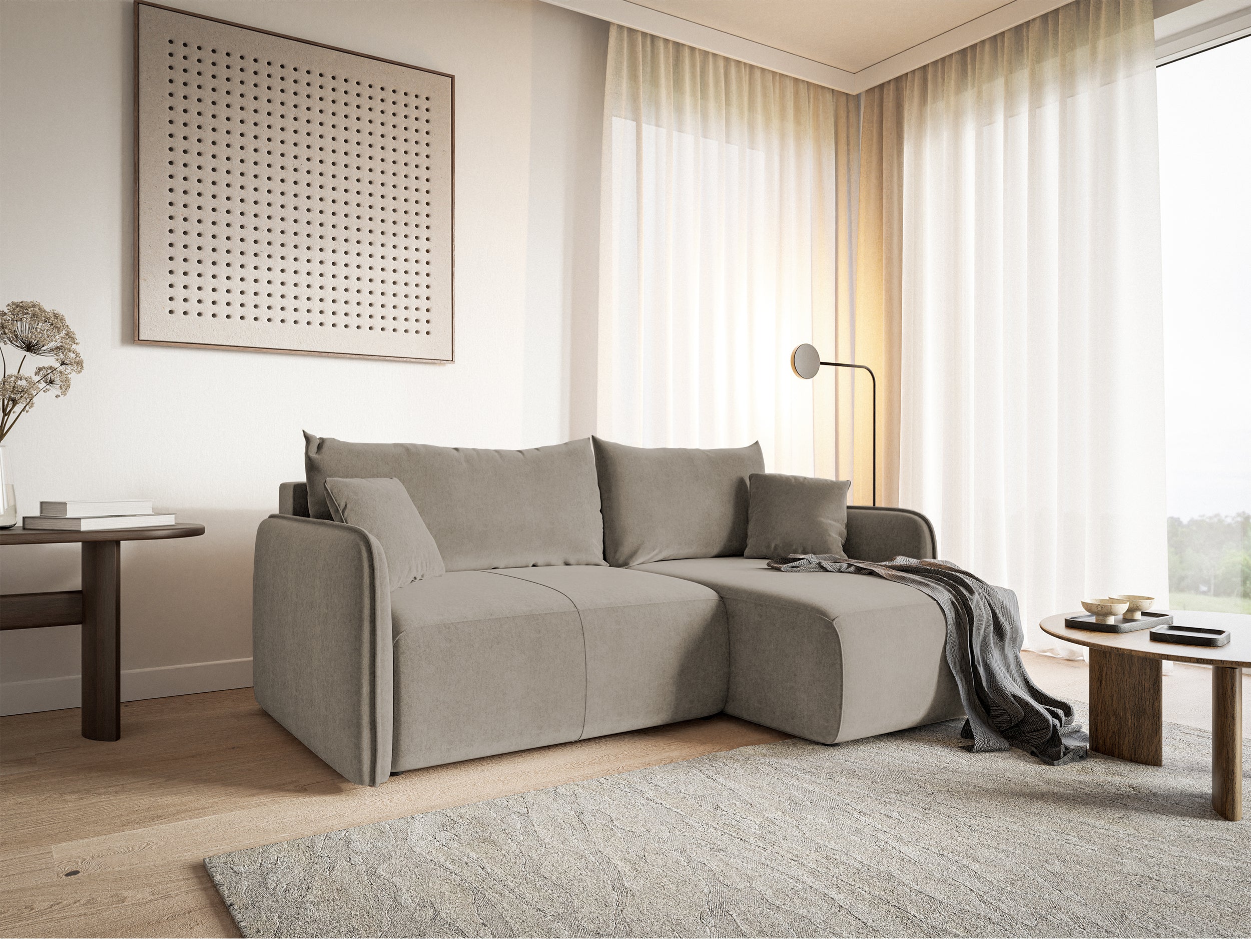 selsey-mamla-ecksofa-l-form-mit-schlaffunktion-und-stauraum-grau-beige-hydrophob image 2
